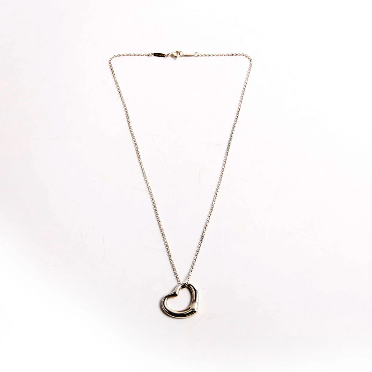 Elsa Peretti Open Heart Large Necklace 925 - Image 2