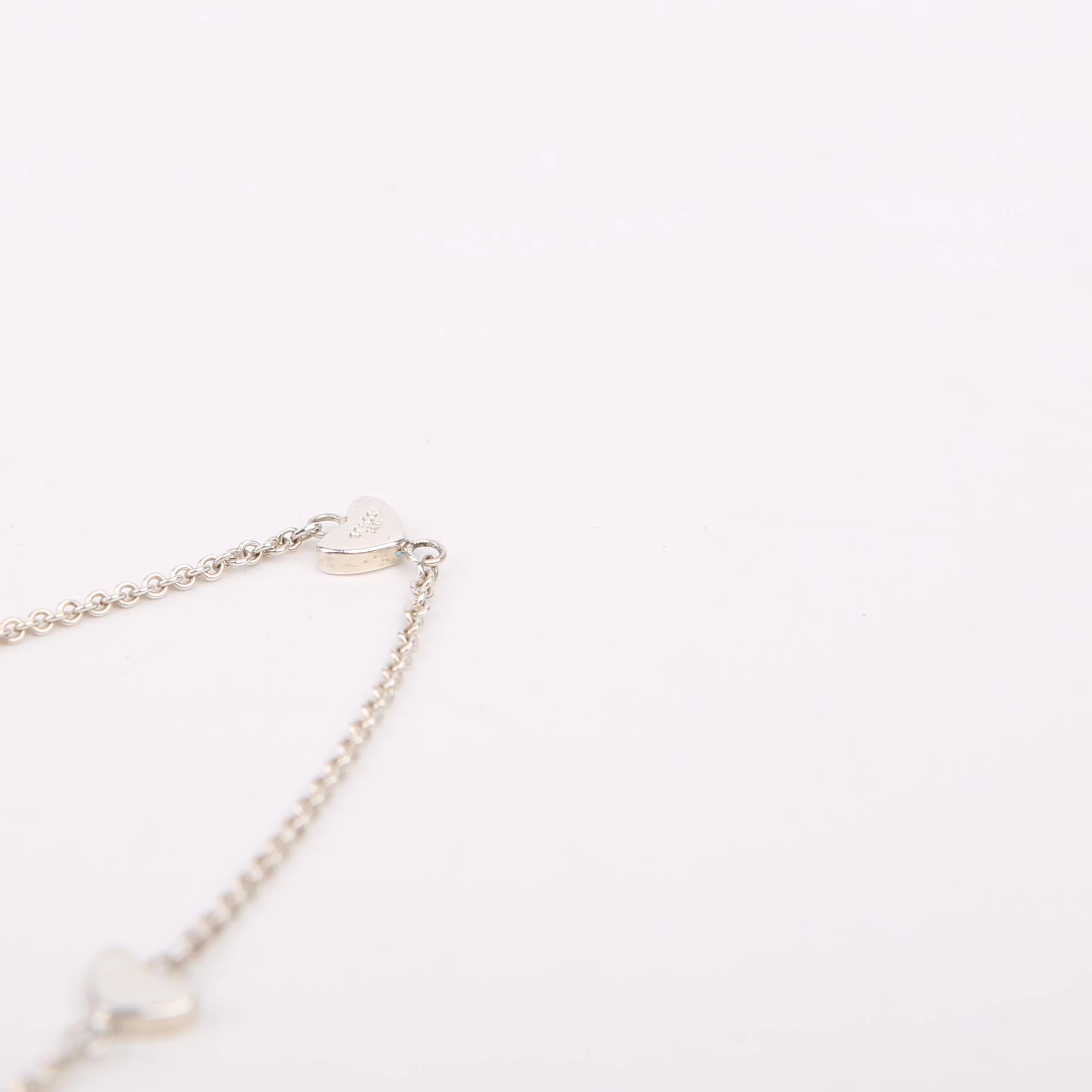 Elsa Peretti Open Heart Station Lariat Necklace 925 - Image 3