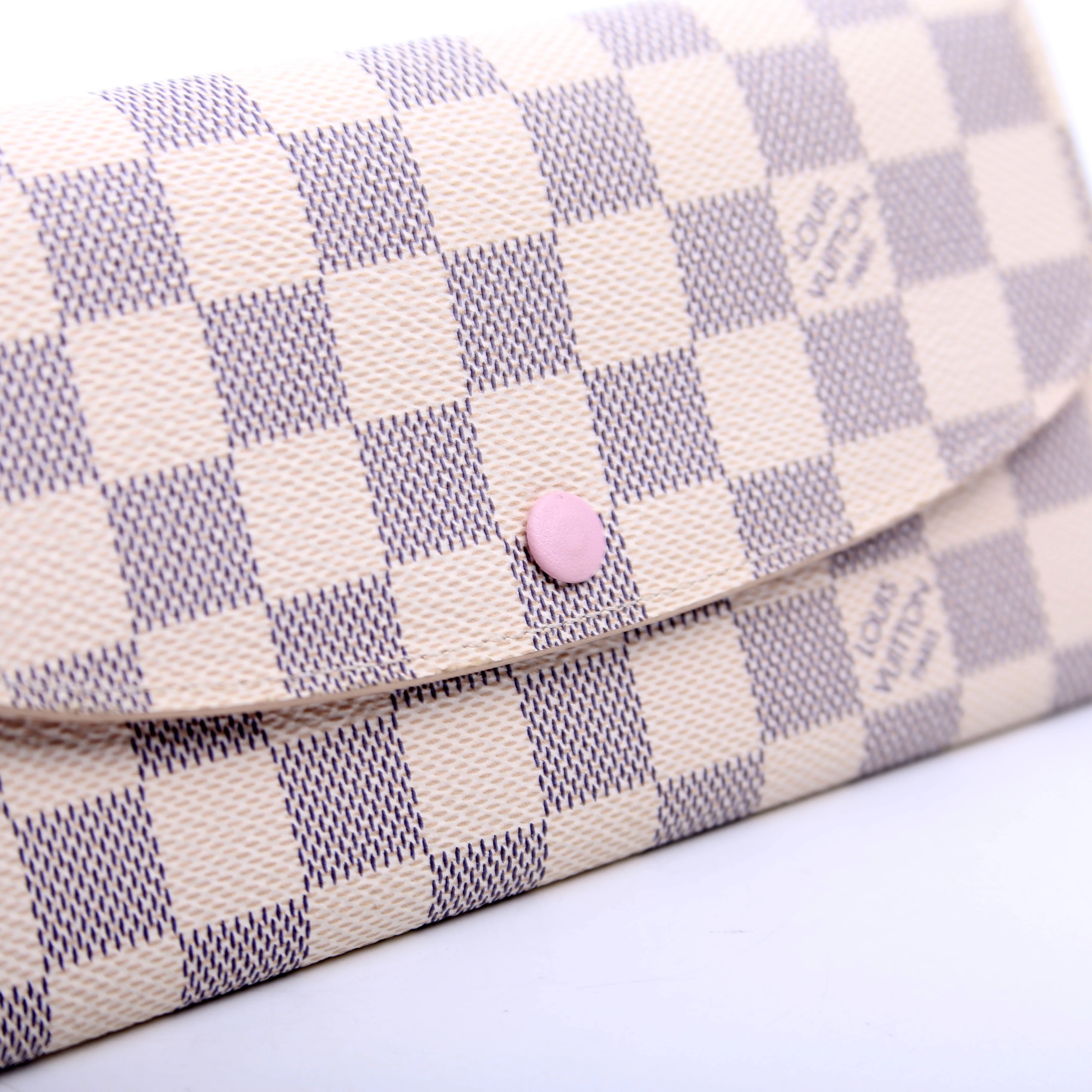 Emilie Wallet Damier Azur Newer - Image 10