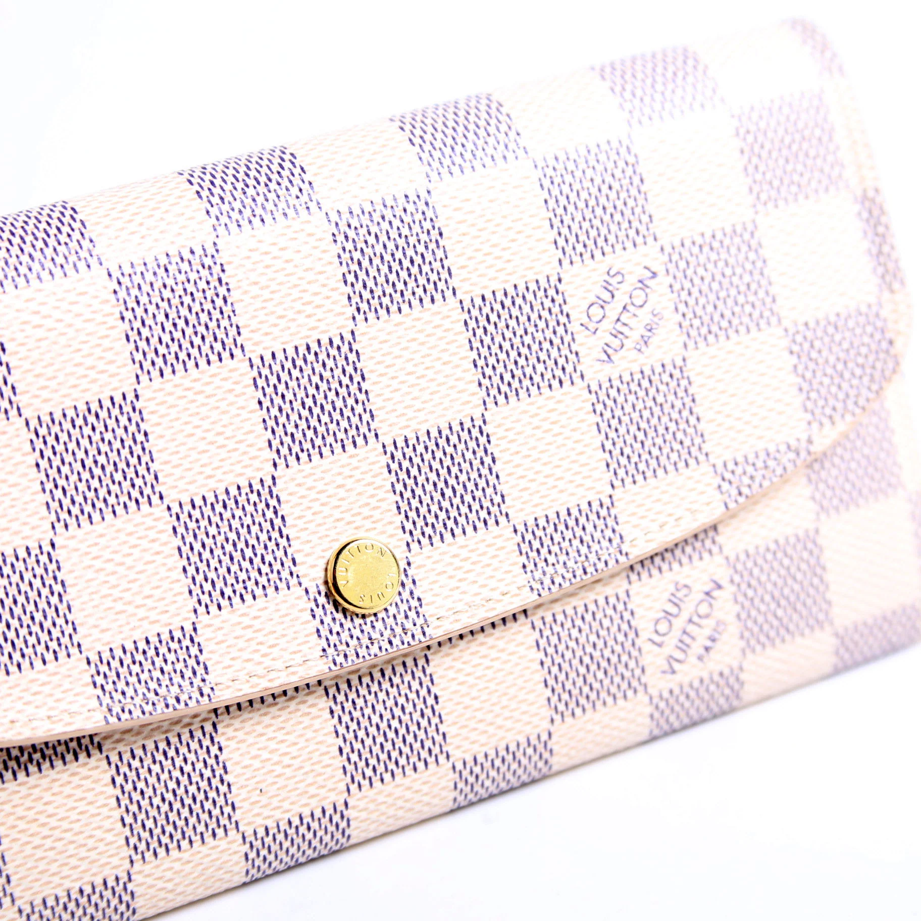 Emilie Wallet Damier Azur Newer - Image 6
