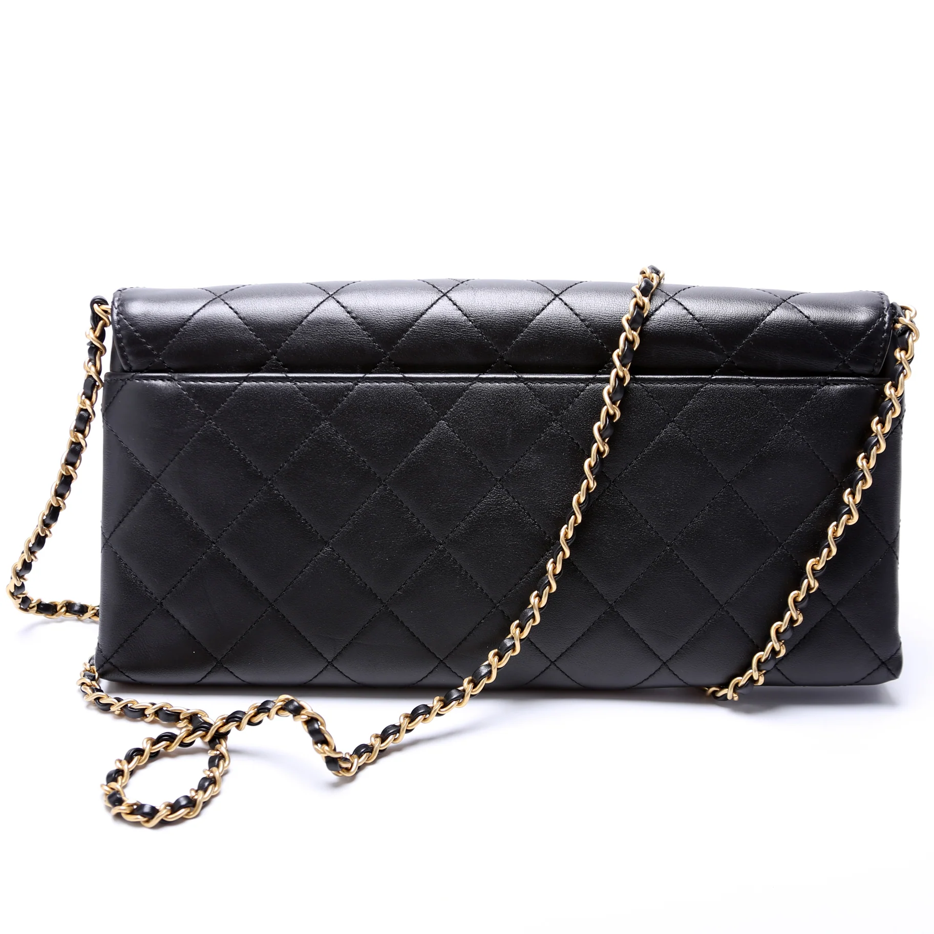 Enchained Quilted Calfskin Clutch 29M - Image 3
