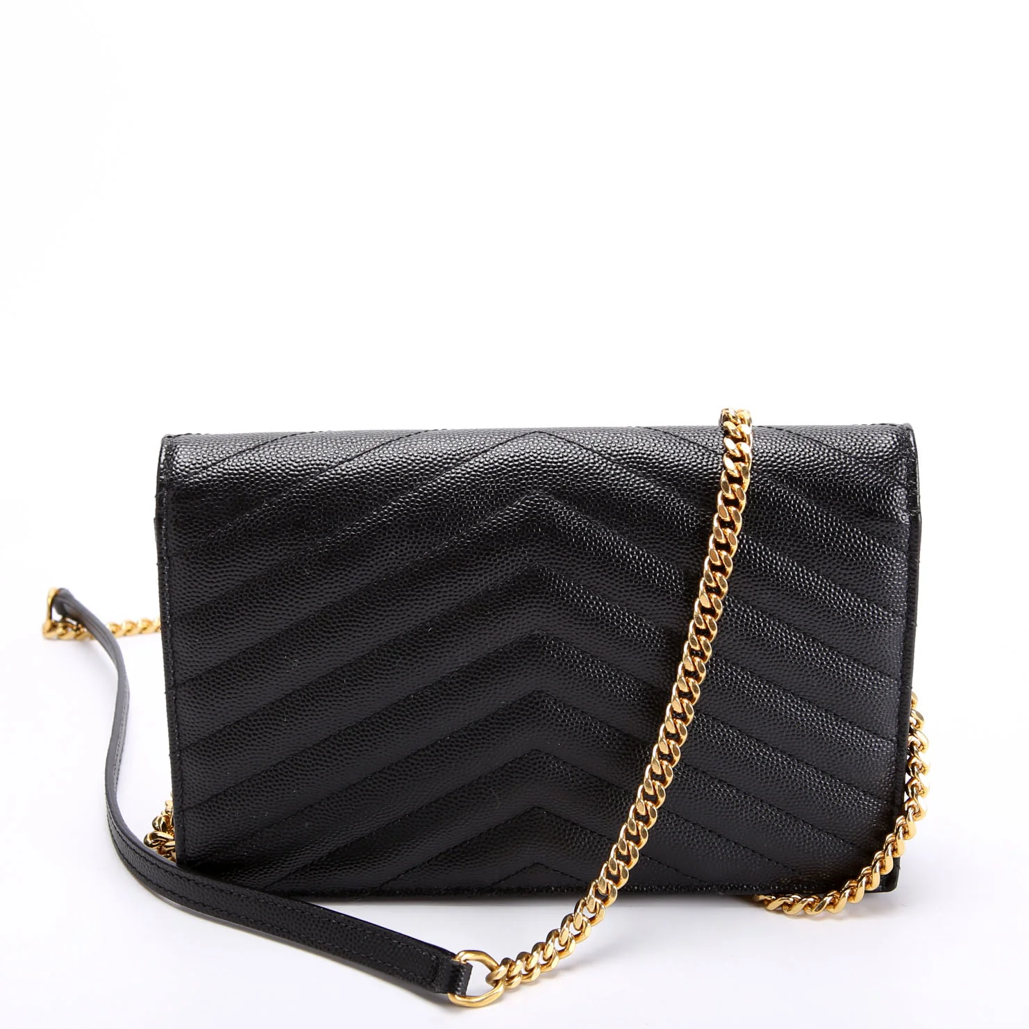 Envelope Chain Wallet 393953 Black - Image 3