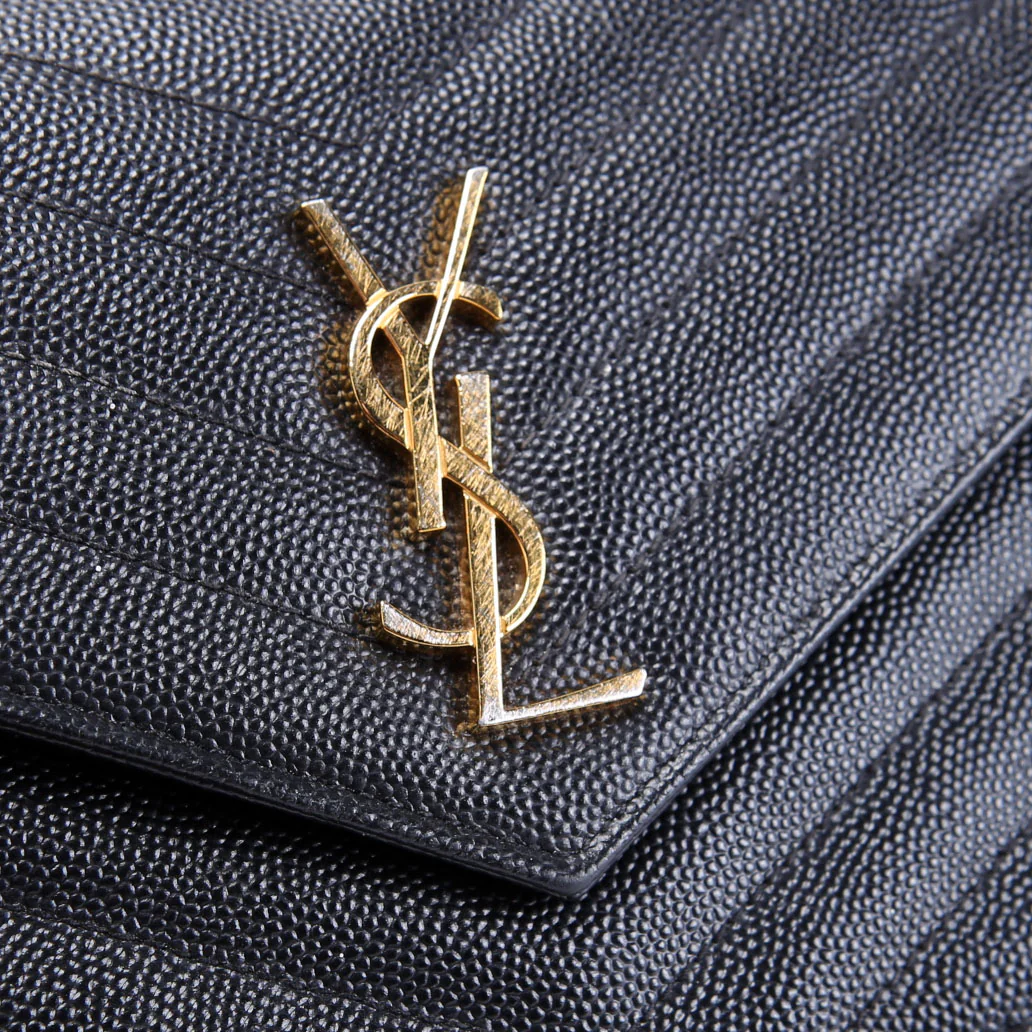 Envelope Chain Wallet 393953 Black - Image 5