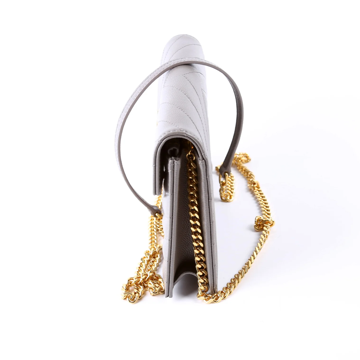 Envelope Chain Wallet 393953 Grey - Image 4