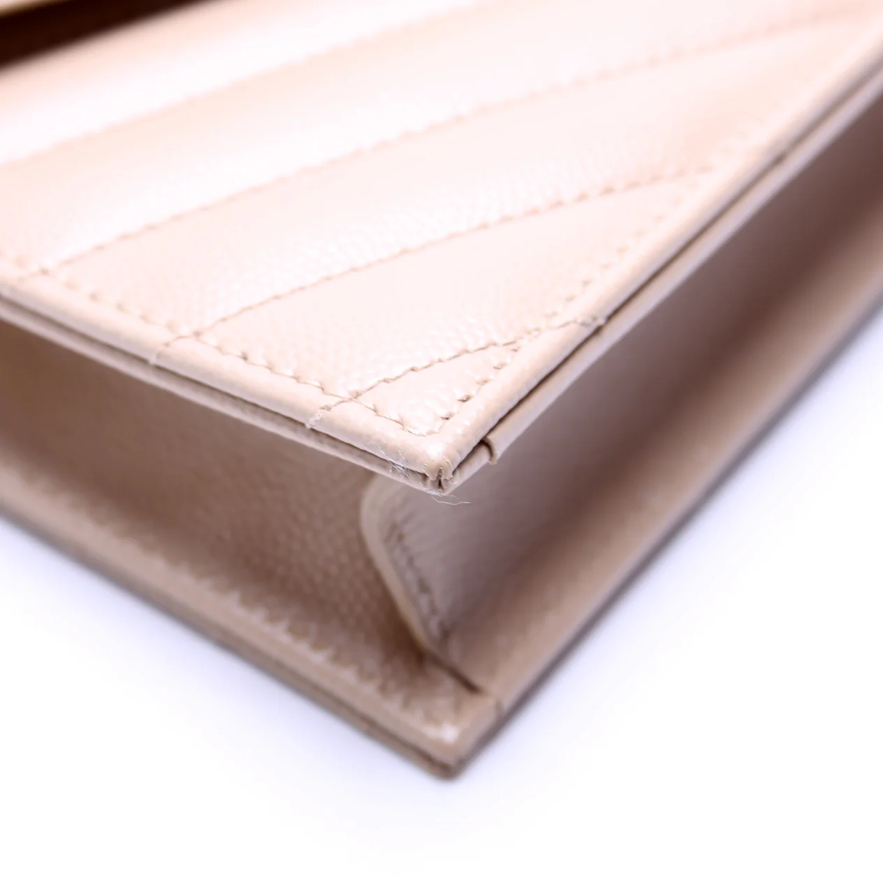 Envelope Chain Wallet Beige - Image 5