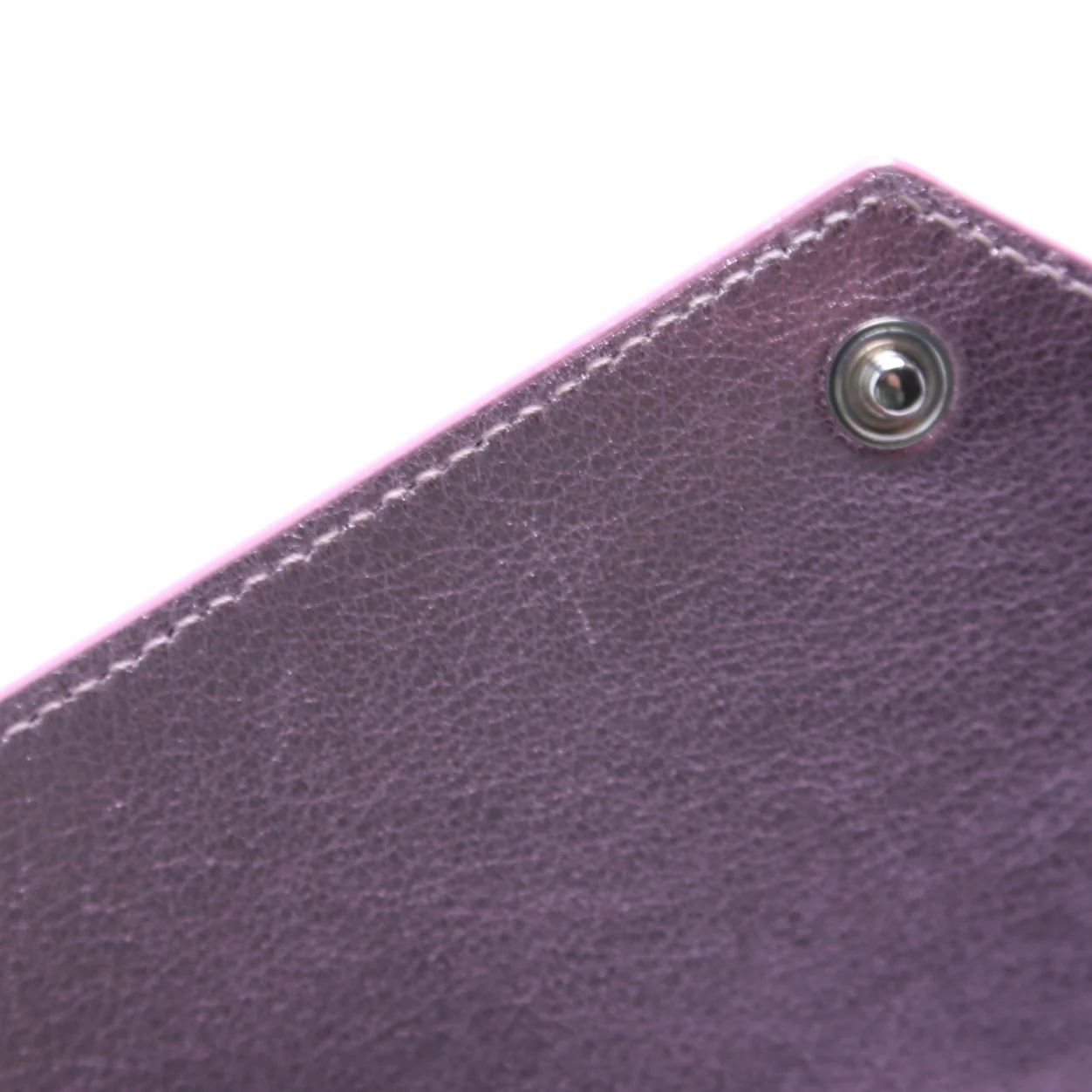 Envelope Chain Wallet Metallic Calfskin 402031 Purple - Image 11