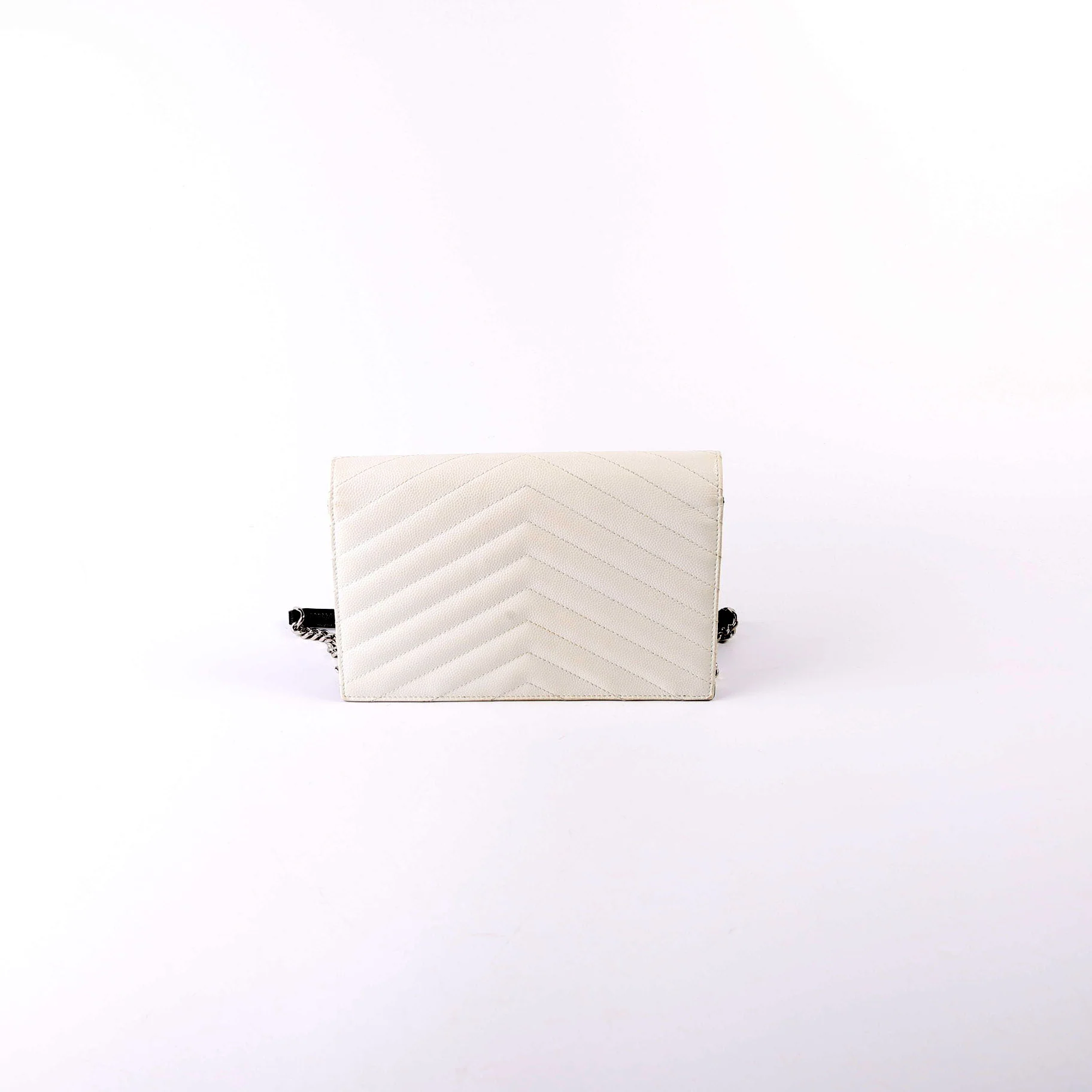 Envelope Chain Wallet White/Black - Image 3