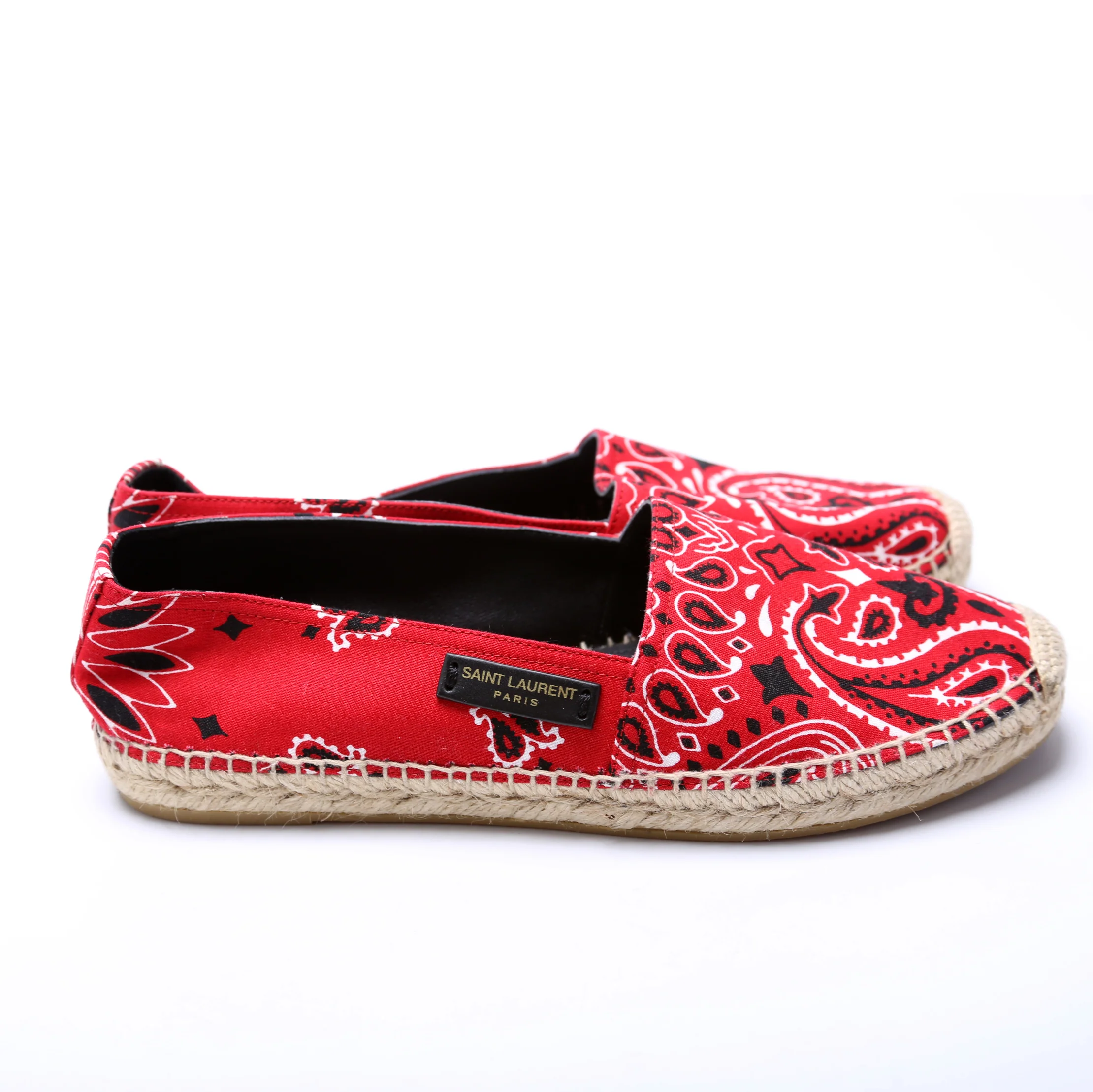 Espadrille Bandana Flats Size 37.5 - Image 3