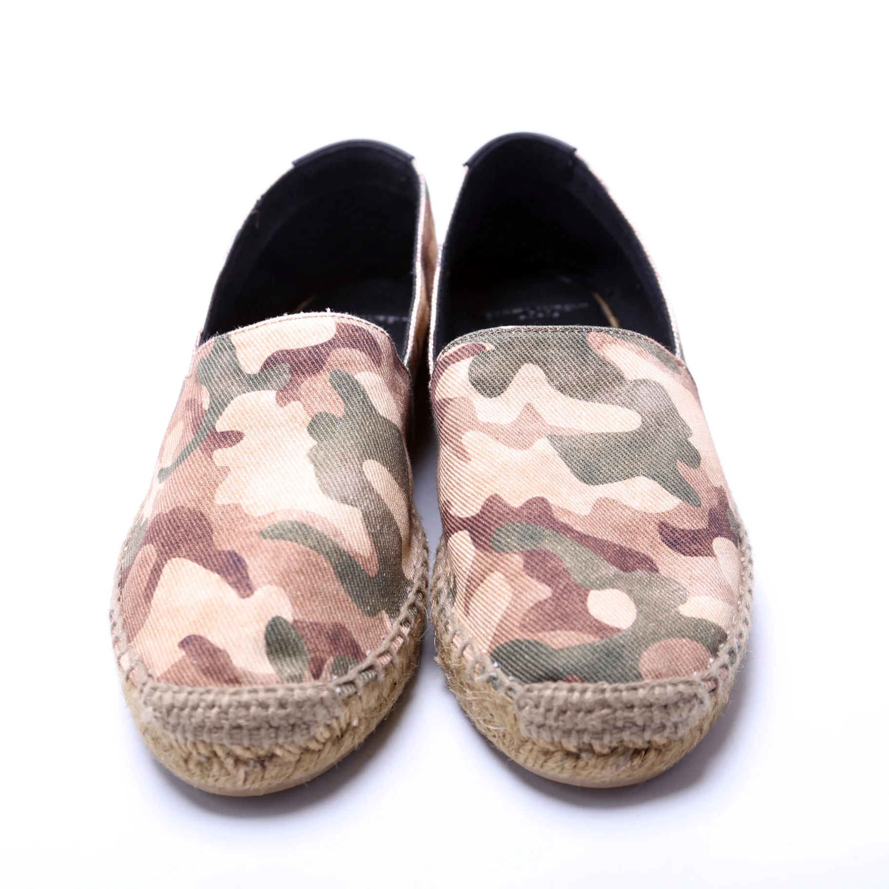 Espadrille Camo Flats Size 38 - Image 2