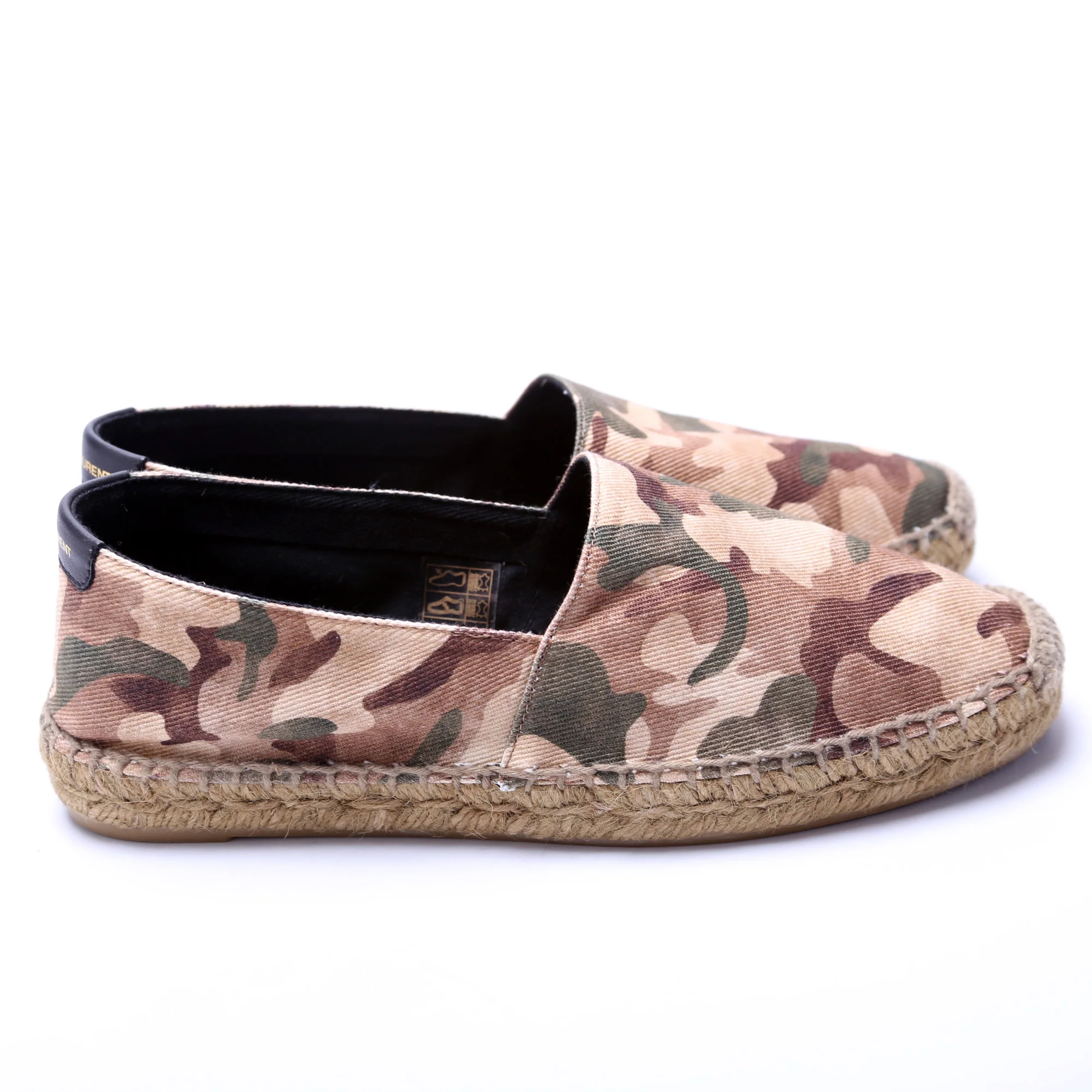 Espadrille Camo Flats Size 38 - Image 3