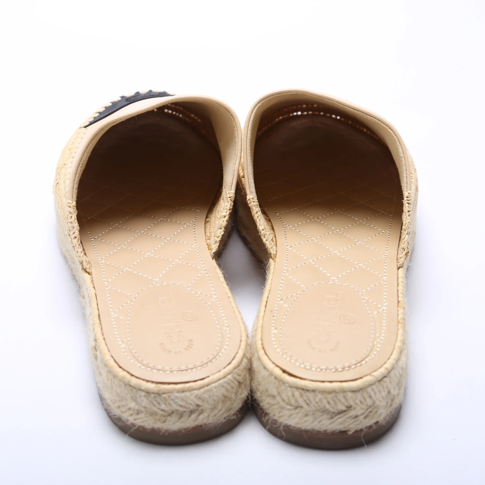 Espadrille Mules Size 41 Beige - Image 4