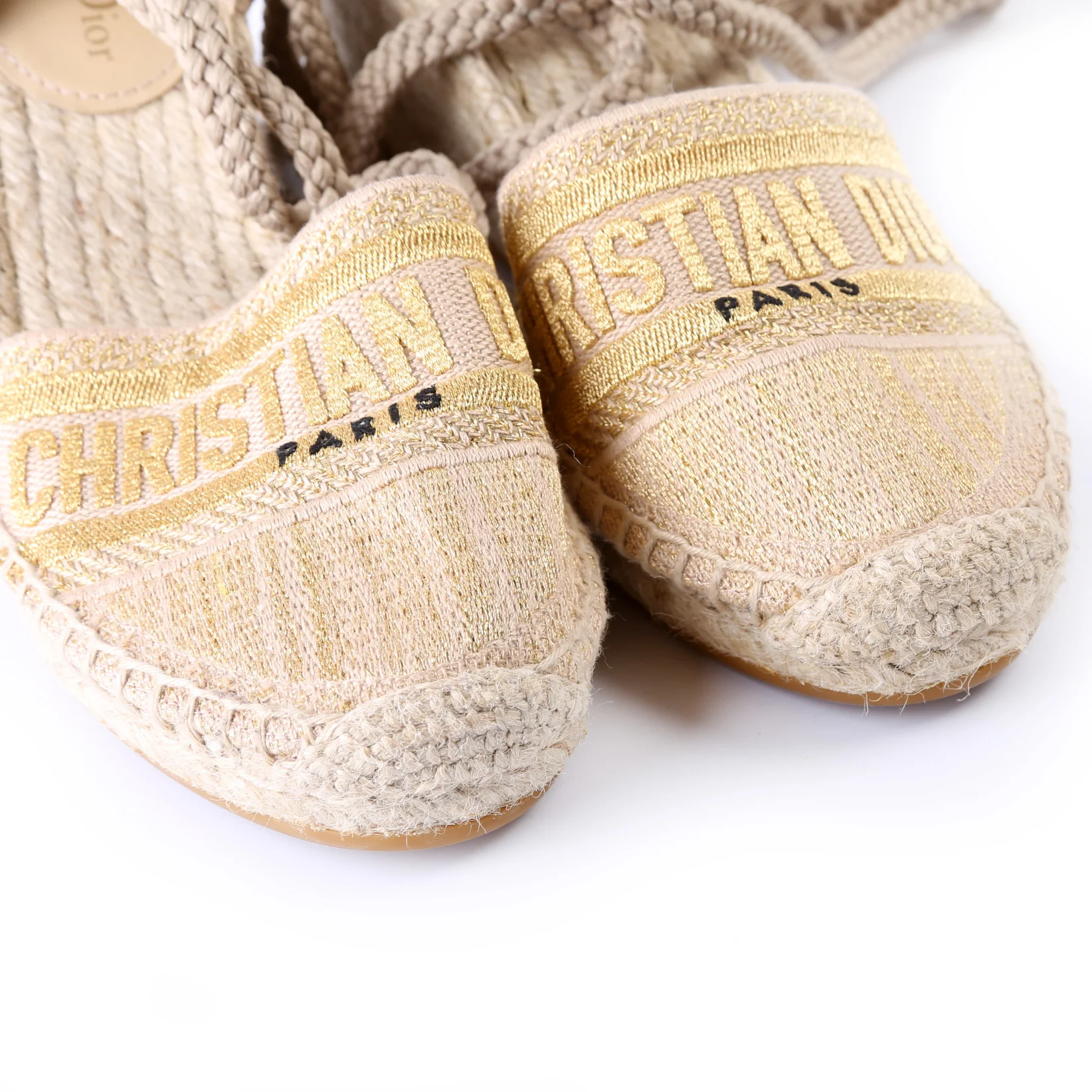 Espadrille Wedges Size 37.5 - Image 9