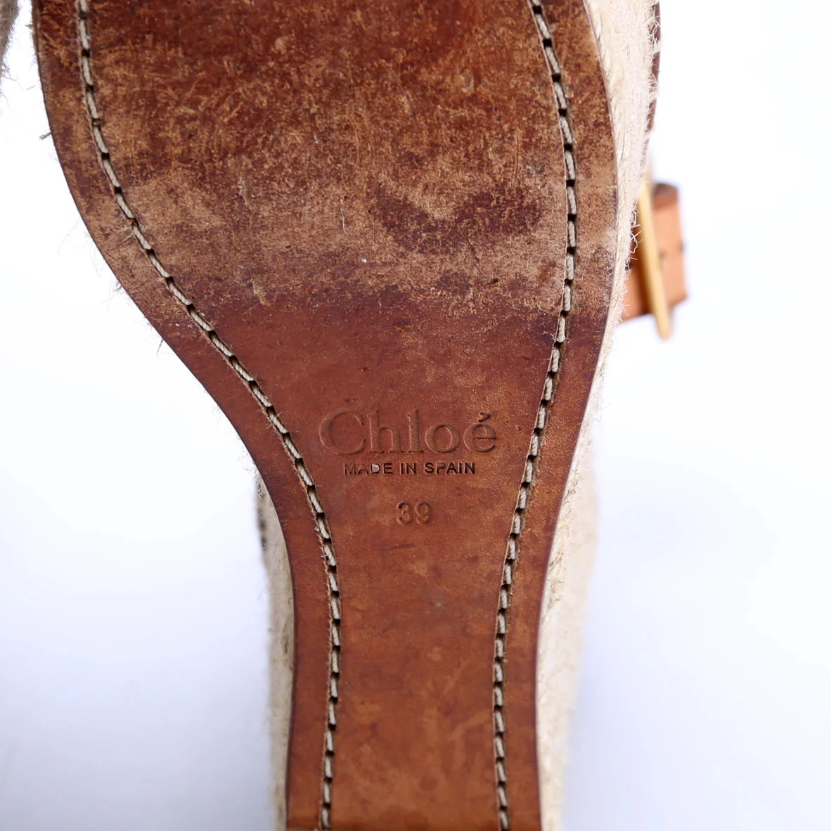 Espadrille Wedges Size 39 Brown - Image 6