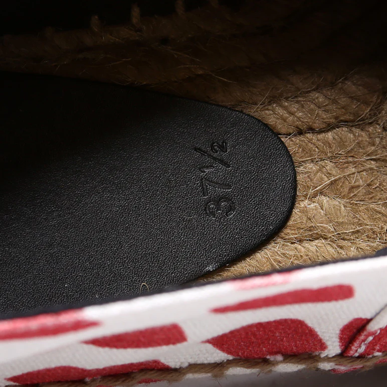 Espadrilles Lips Canvas Size 37.5 - Image 5