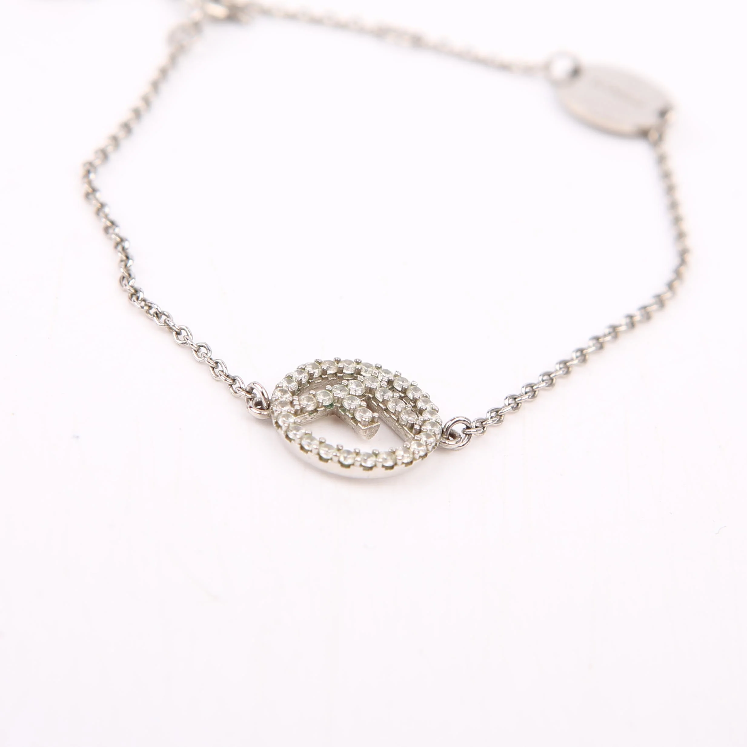 F is Fendi Rhinestones Bracelet - Image 2