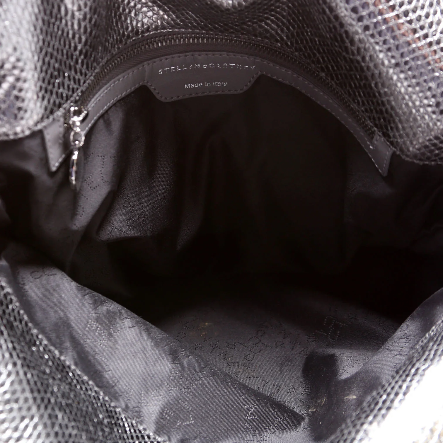 Falabella Fold Over Tote Silver - Image 7