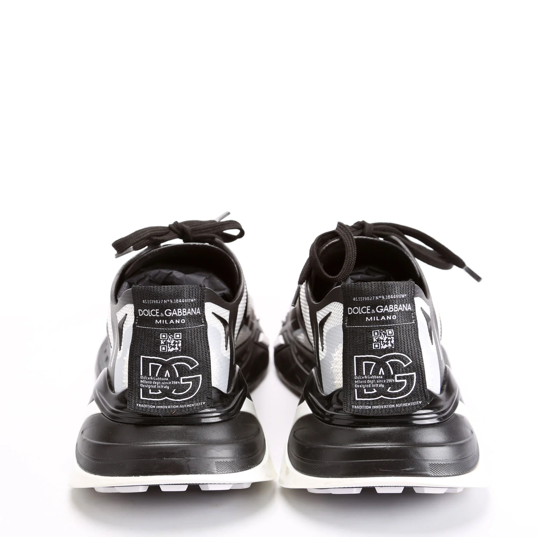 Fast Mesh Sneakers Size 41.5 Black/White - Image 4