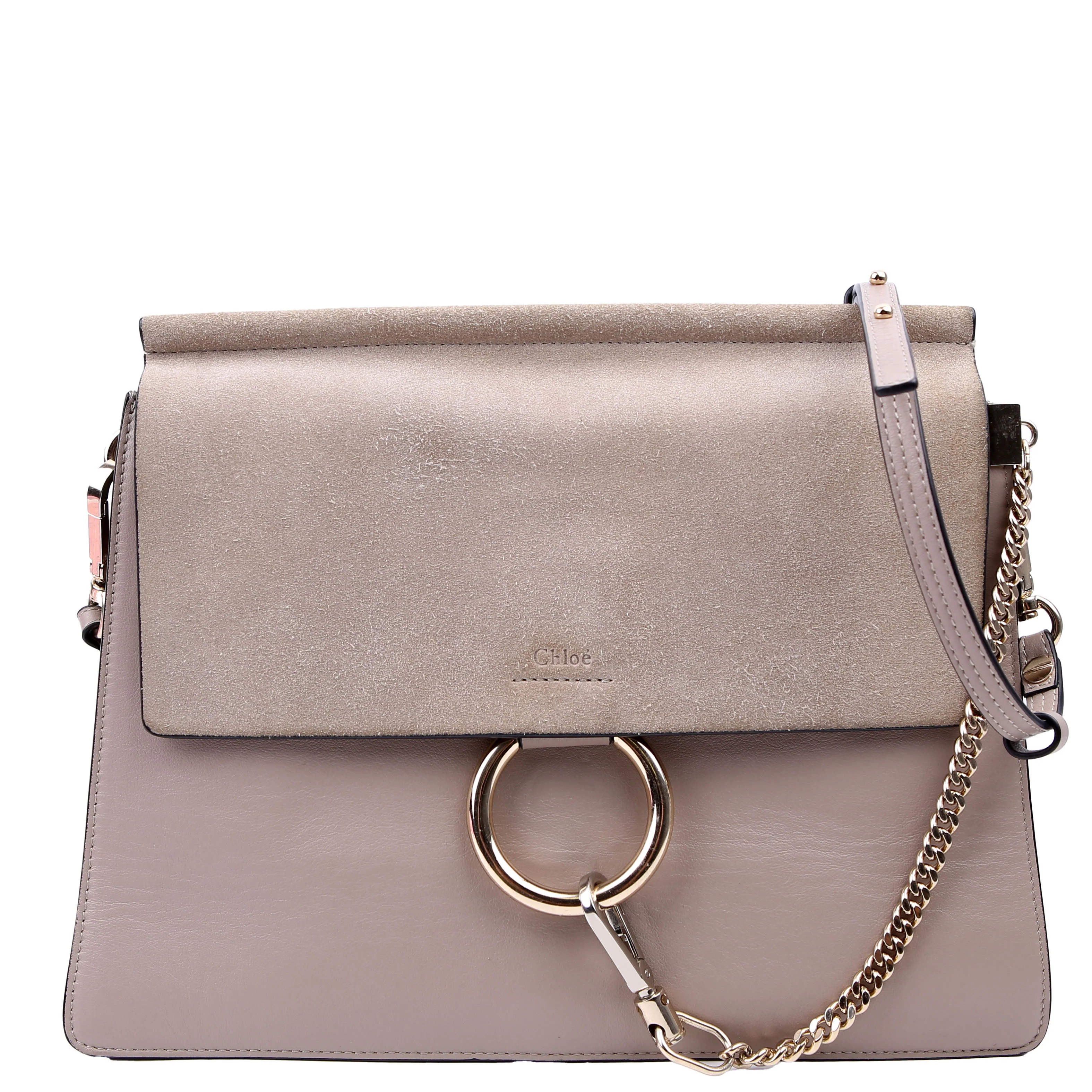 Faye Shoulder Bag Medium Taupe