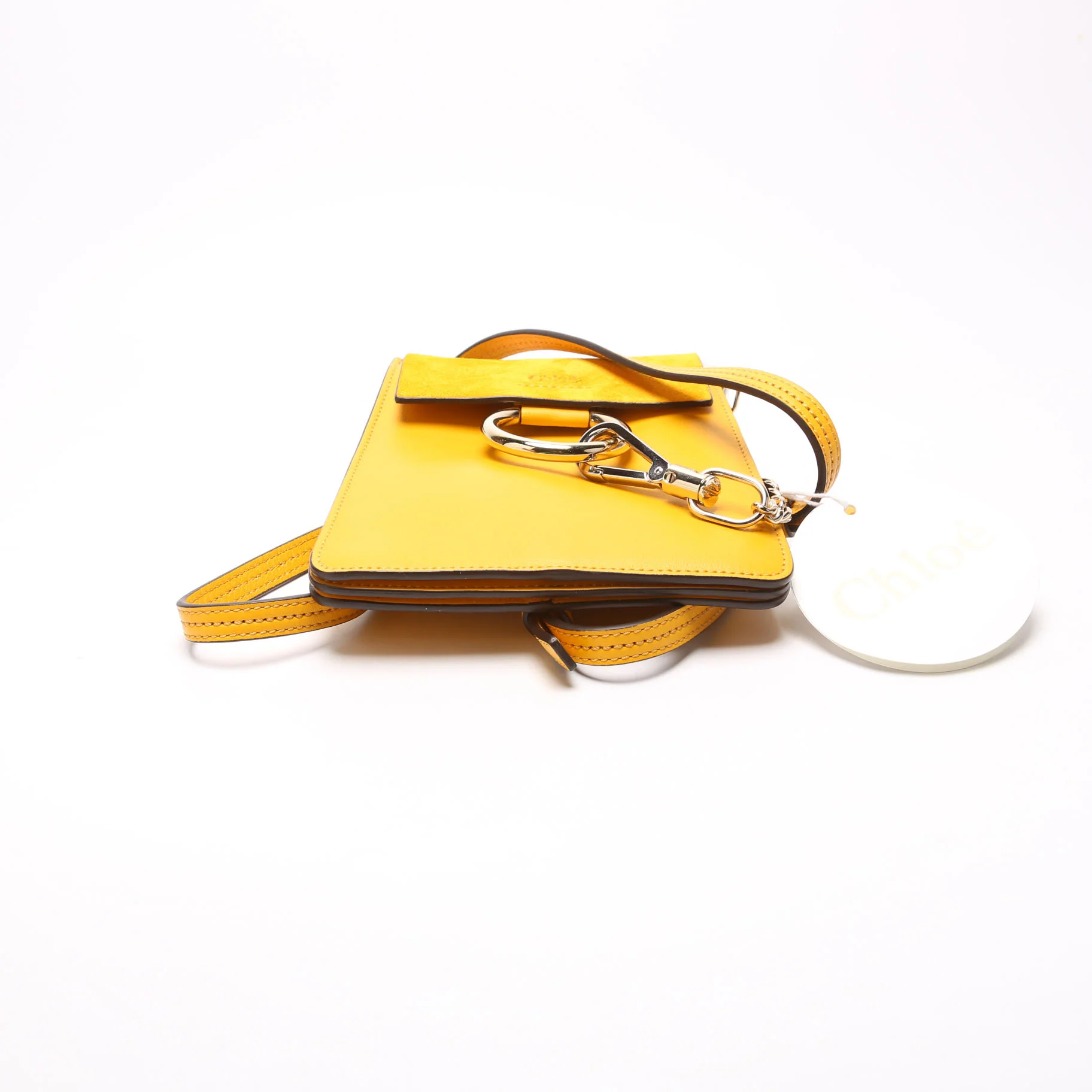 Faye Small Bracelet Bag Yellow - Image 3