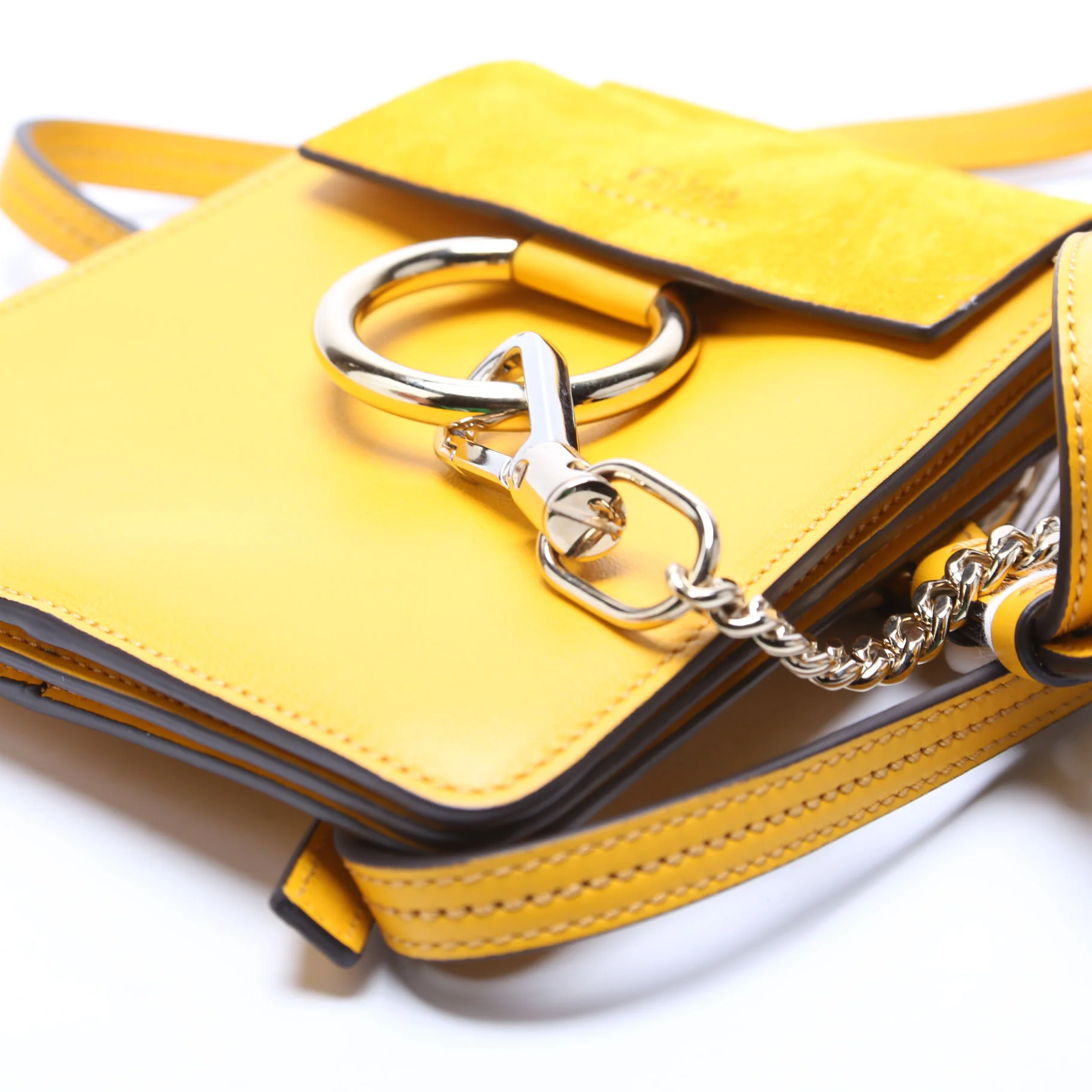 Faye Small Bracelet Bag Yellow - Image 5