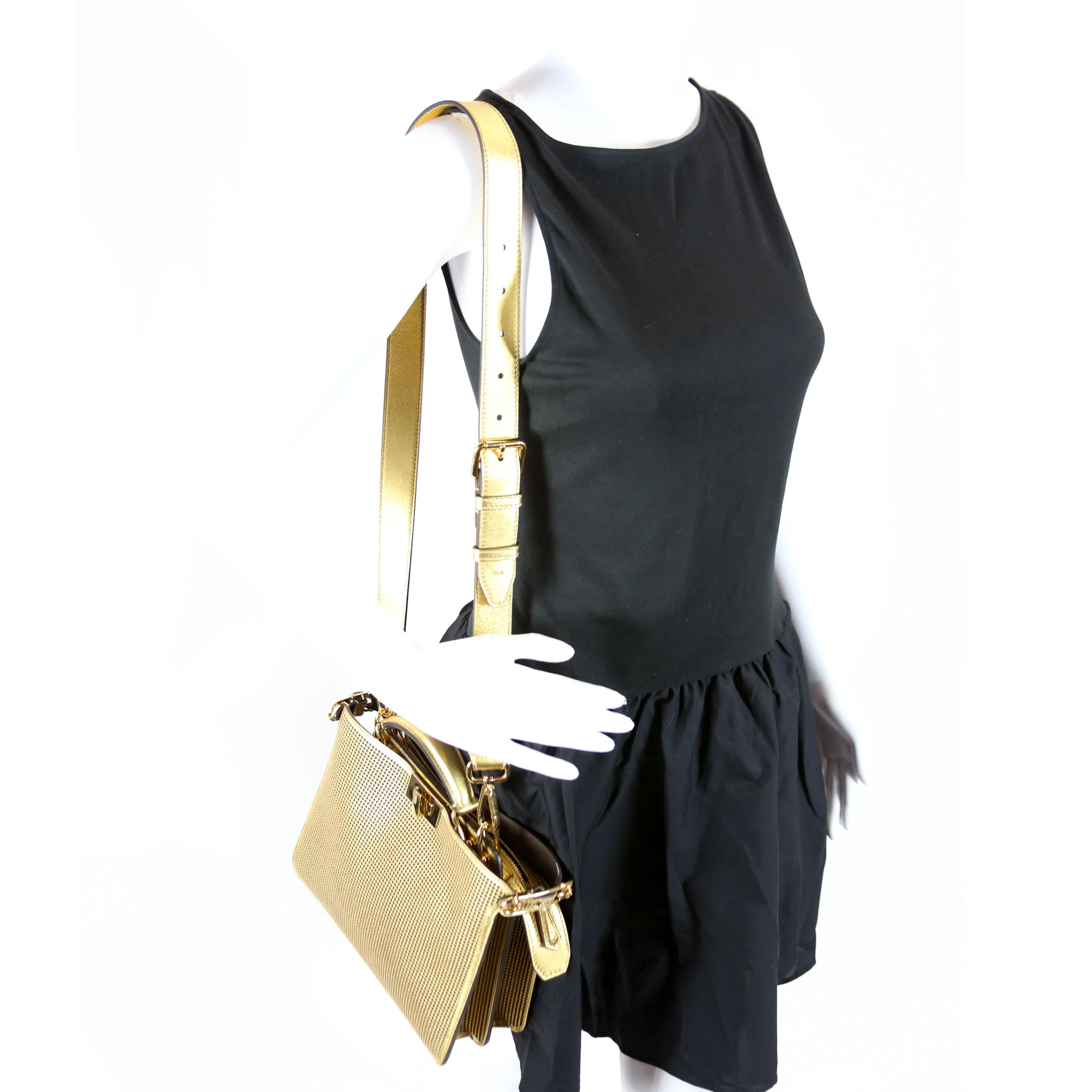 Fendance Peekaboo 'I See U' Metallic Meidum Gold - Image 11