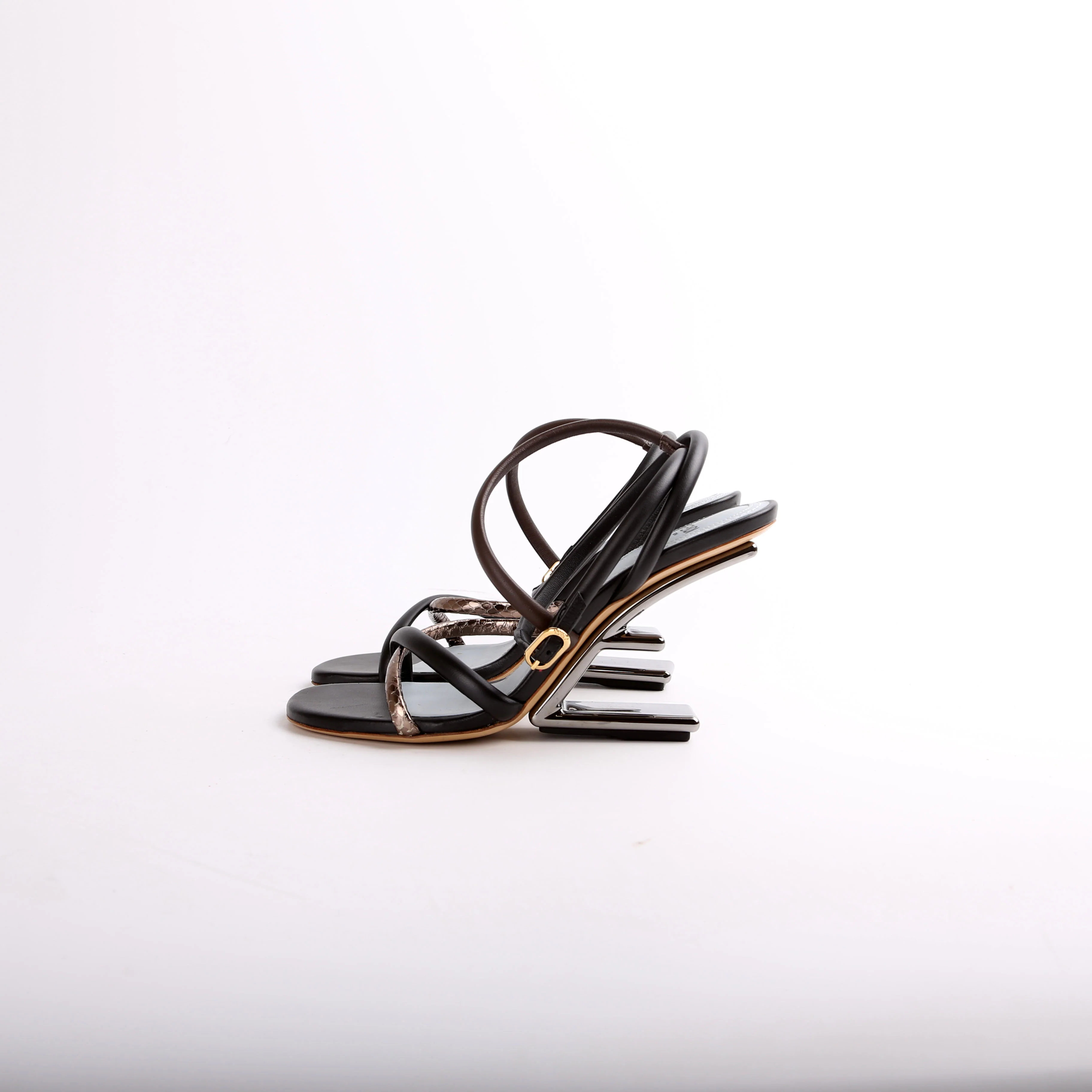 Fendi First 95MM Sandals Size 36 - Image 5
