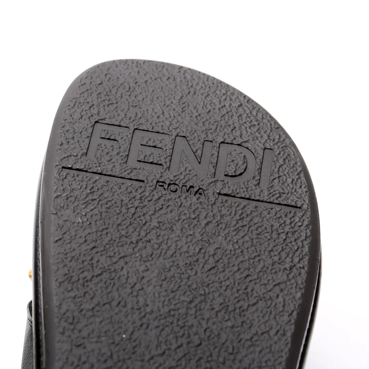 Fendigraphy Leather Sandals Size 39 - Image 7