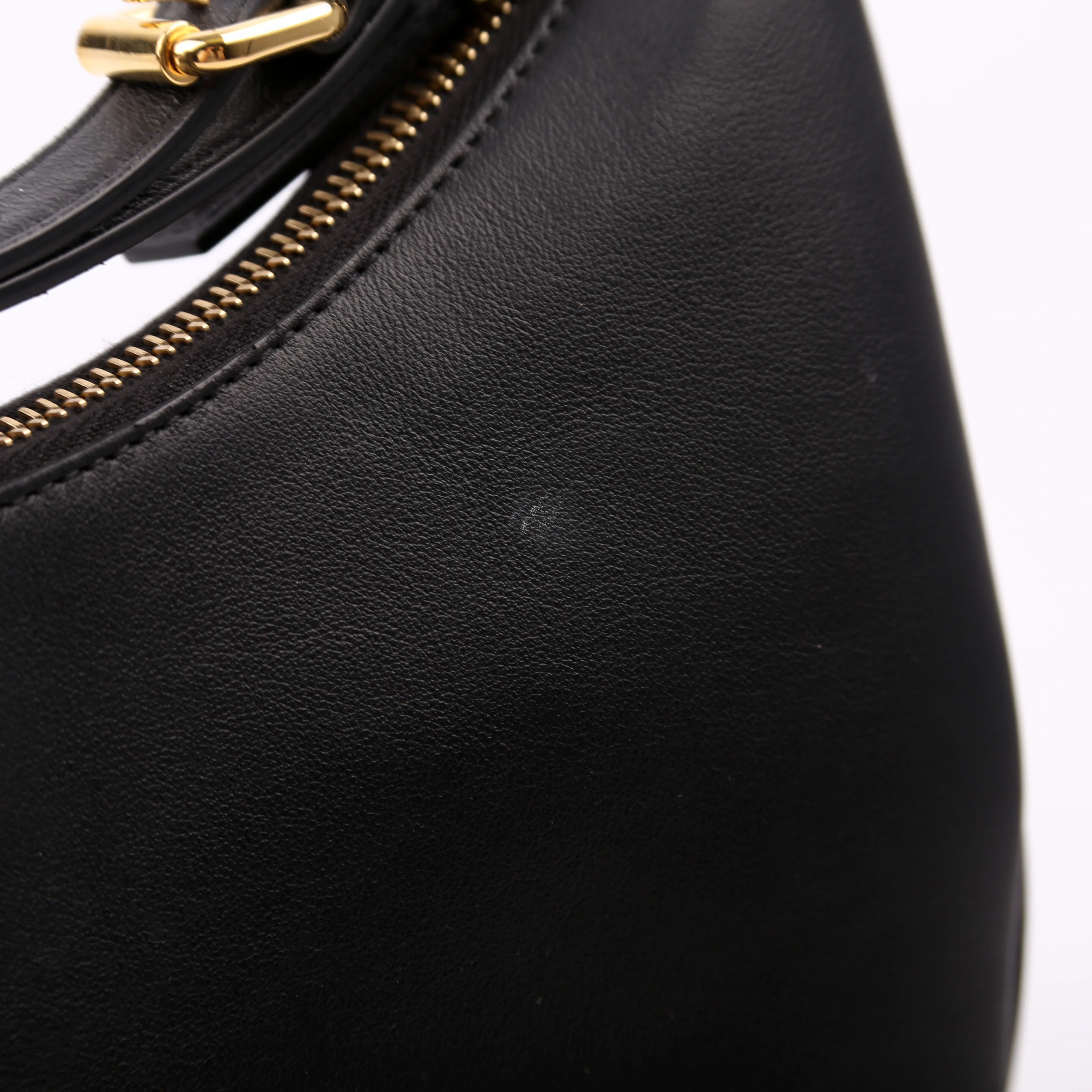 Fendigraphy Small Leather Hobo Black - Image 8