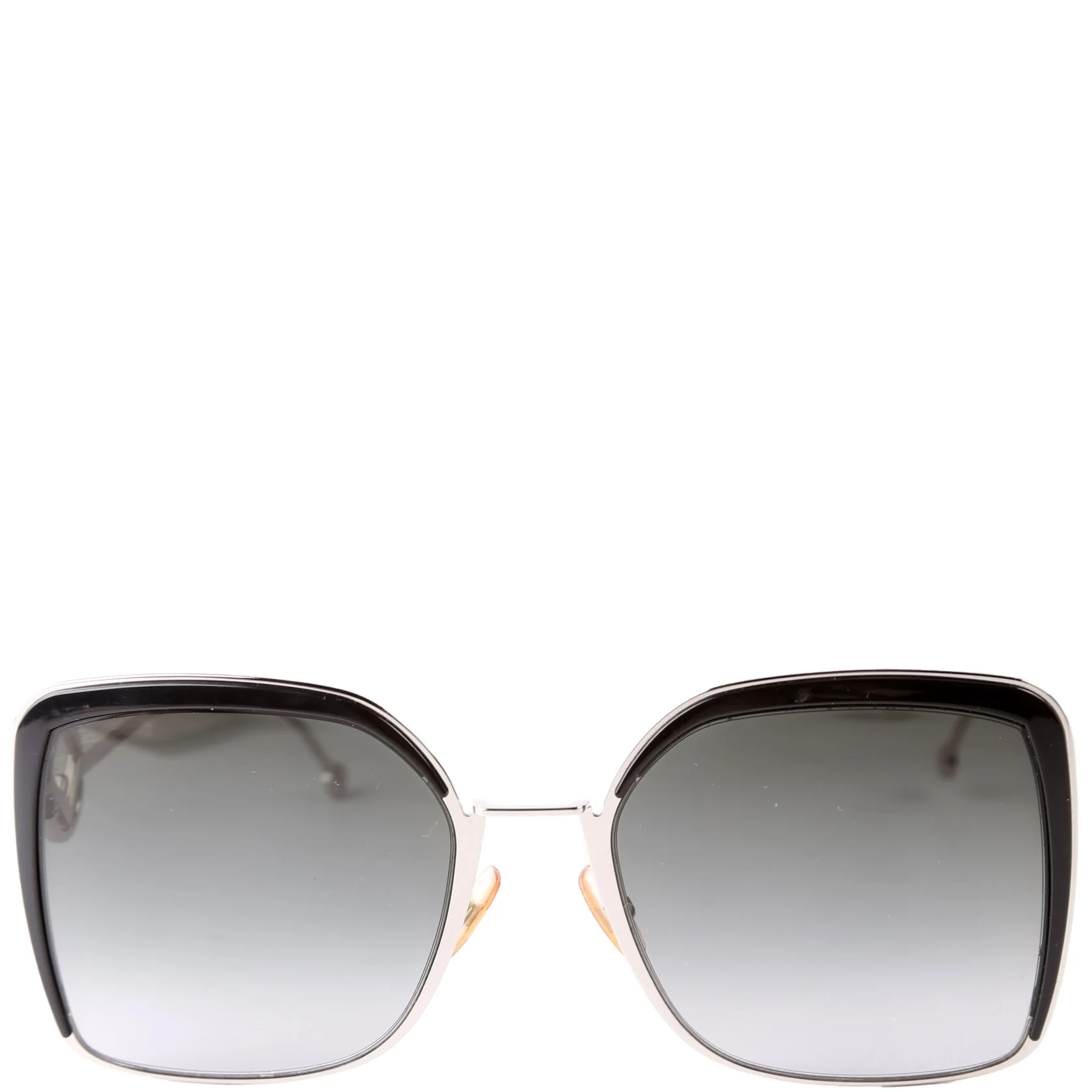FF 0294/S Square Sunglasses Black/Silver
