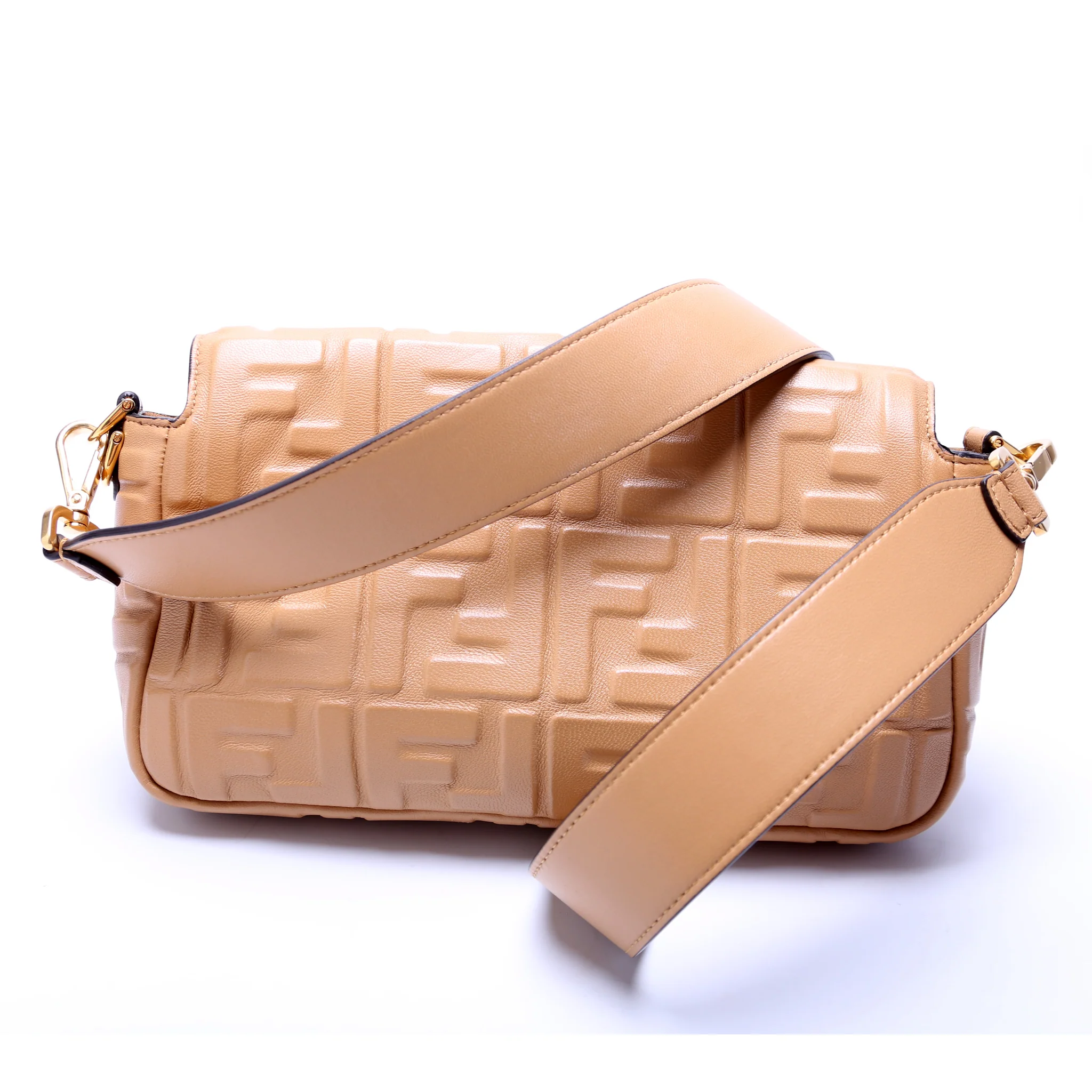 FF 1974 Leather Mini Baguette - Image 4