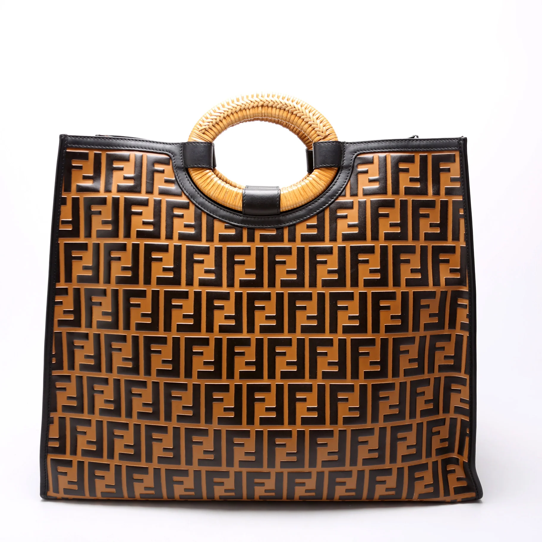 FF Leather Runaway Shopper Large 8BH351 - Image 3