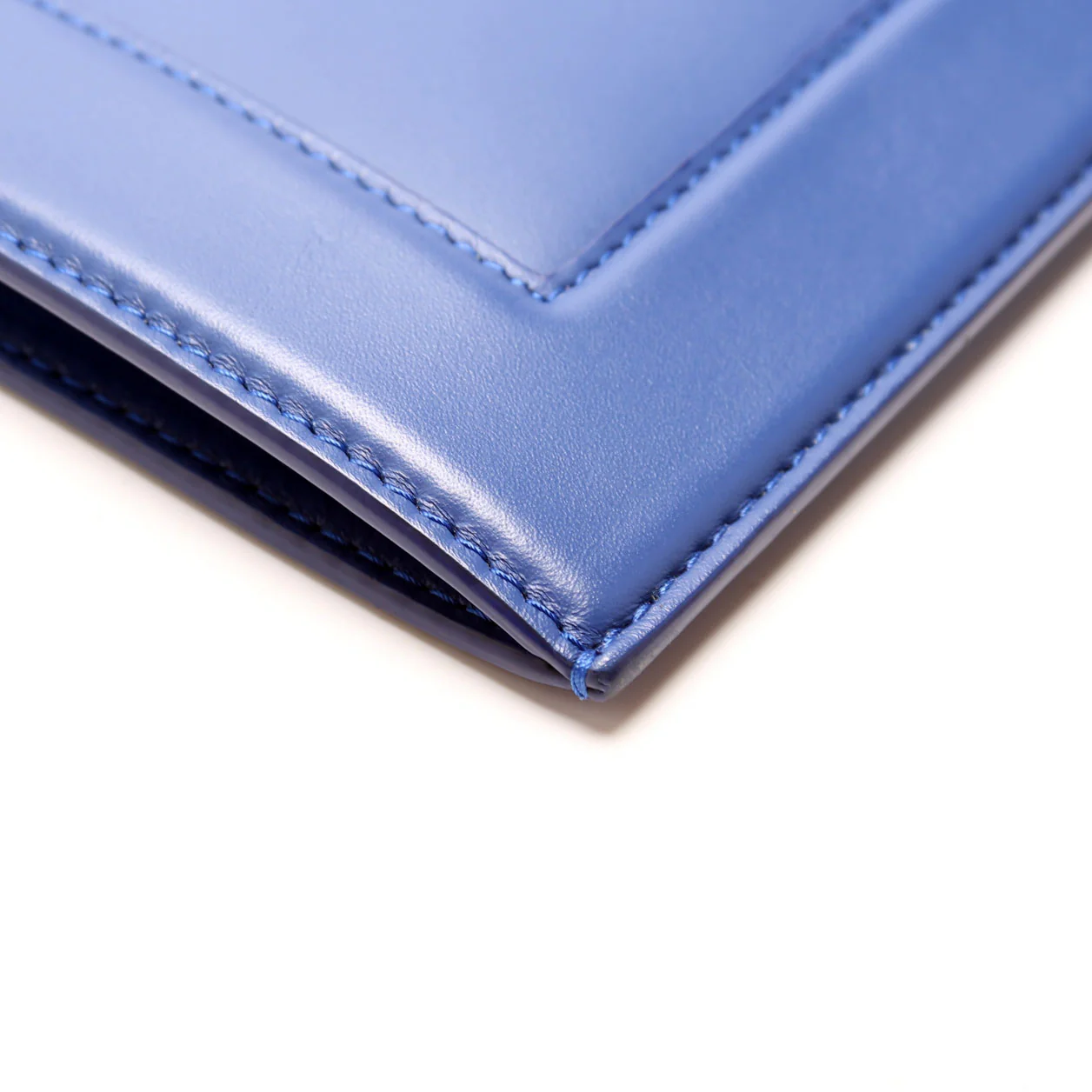 FF Logo Leather Clutch Blue - Image 5