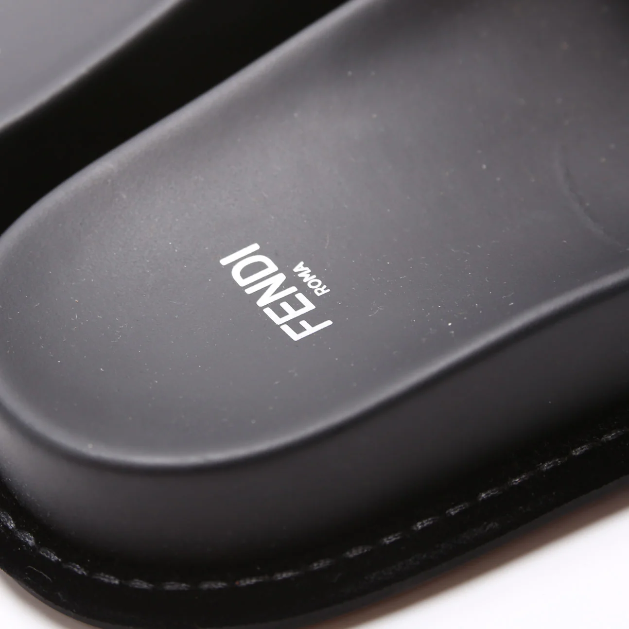 FF Logo Shearling Slides Size 37 - Image 5