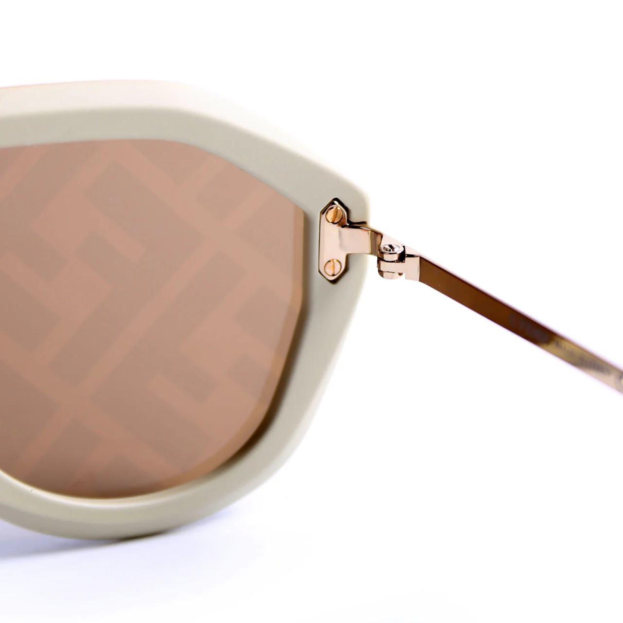 FF M0039/G/S Fabulous Shield Sunglasses Brown/White - Image 7