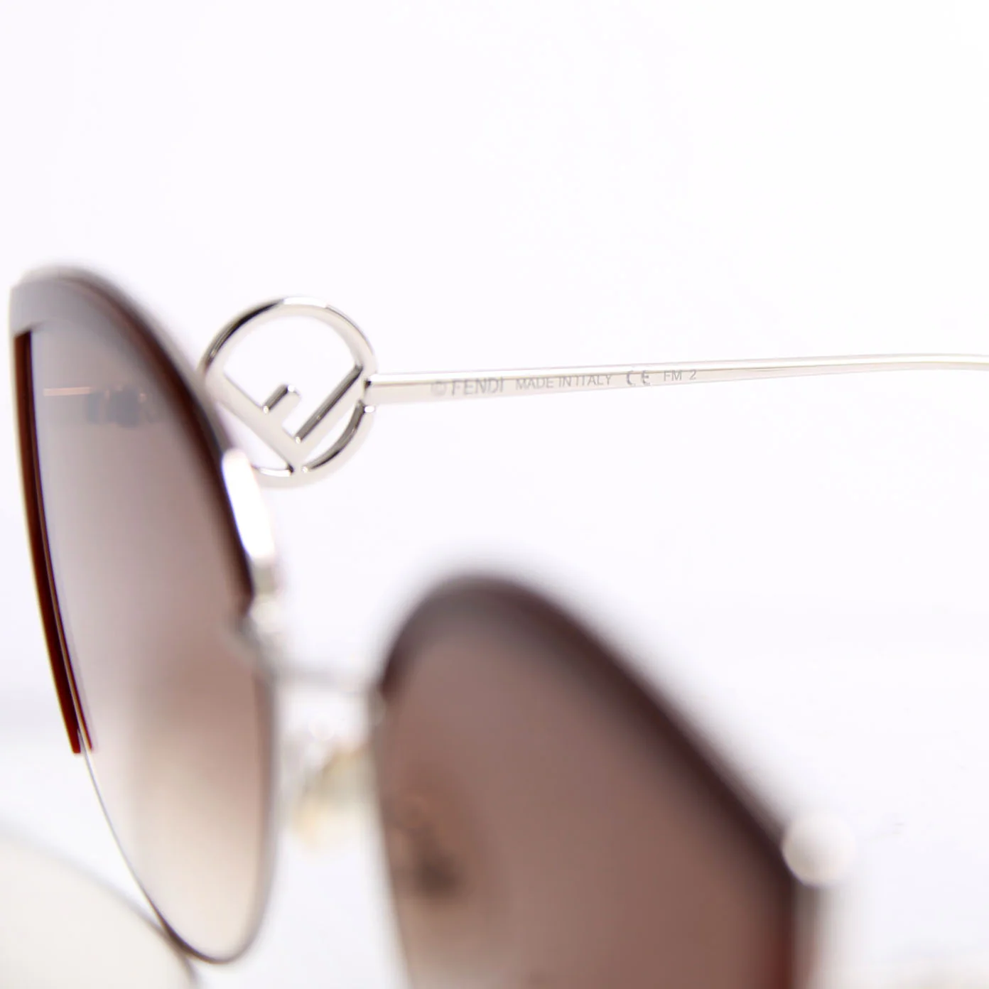 FF0290/S Cat Eye Sunglasses Brown/Silver - Image 6