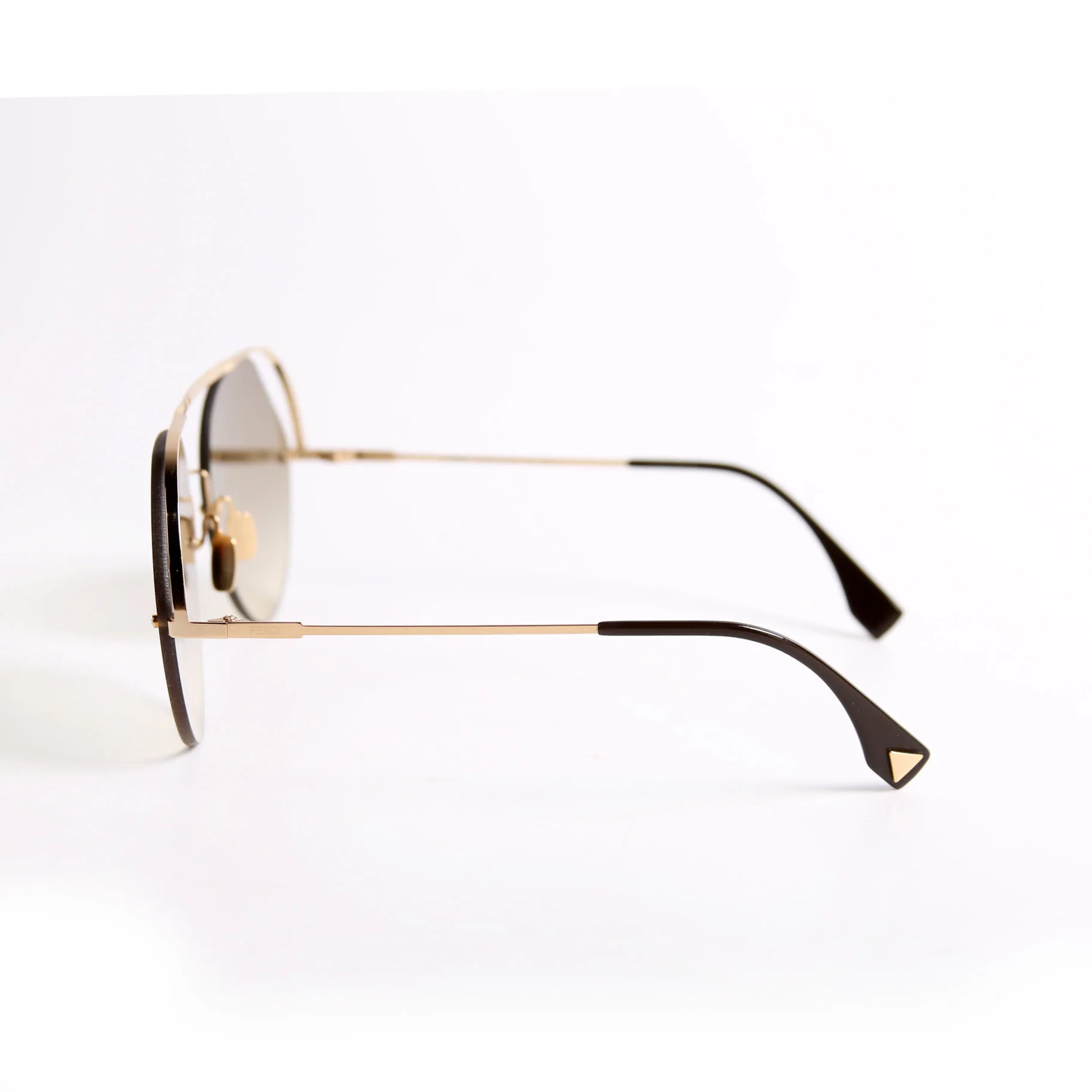 FF0326/S Aviator Sunglasses Brown/Gold - Image 2