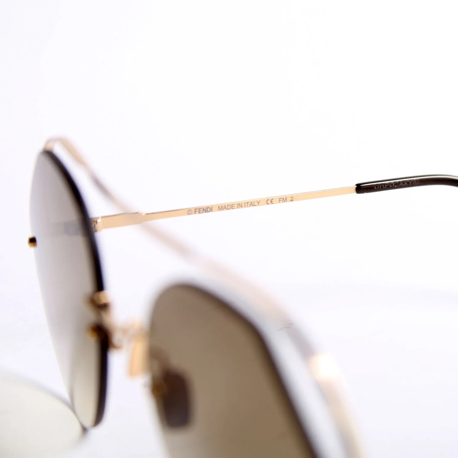 FF0326/S Aviator Sunglasses Brown/Gold - Image 6