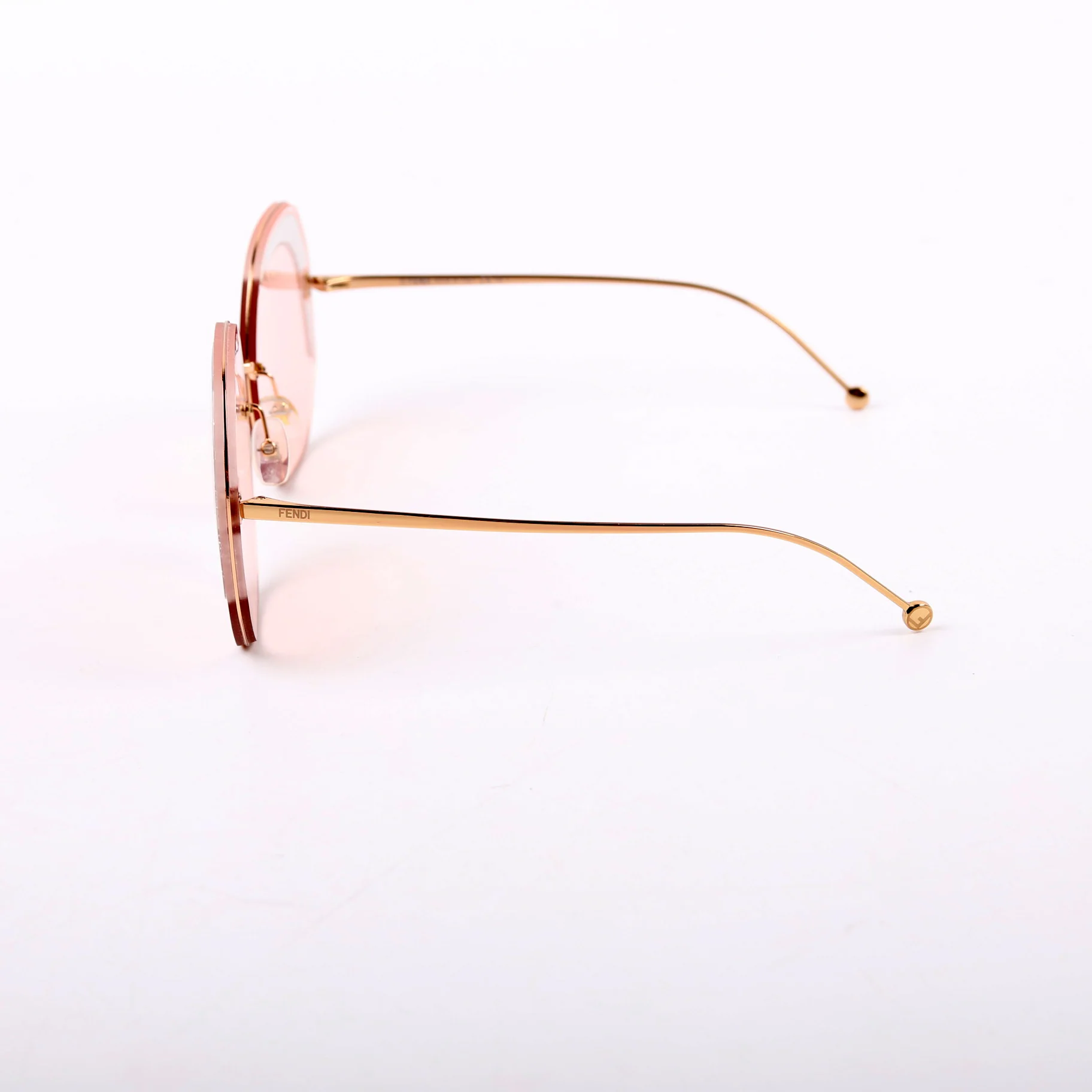 FF0358/S Round Sunglasses Pink - Image 2