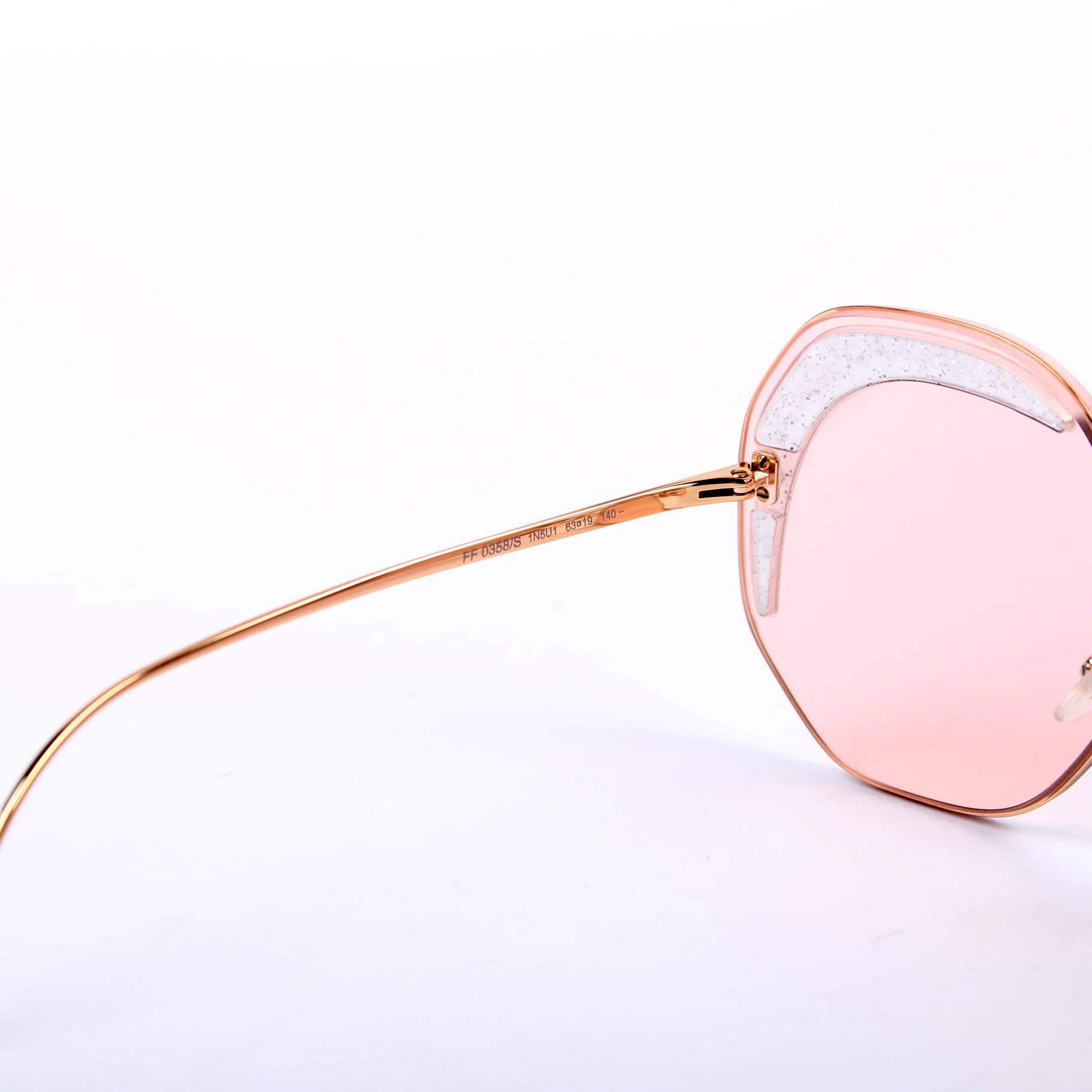 FF0358/S Round Sunglasses Pink - Image 5