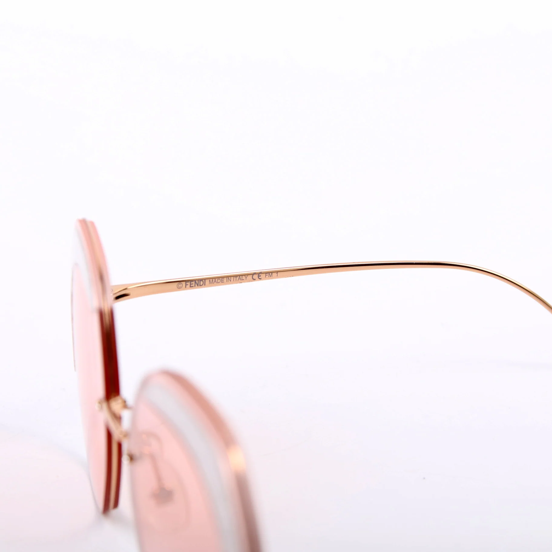 FF0358/S Round Sunglasses Pink - Image 6