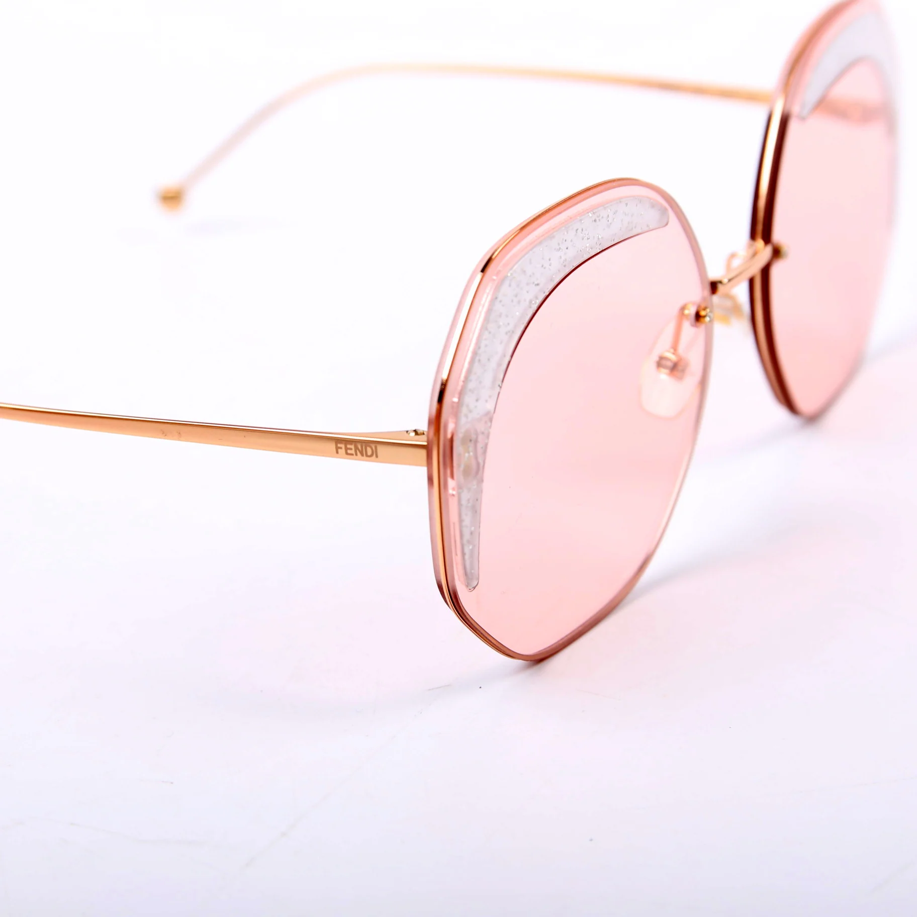 FF0358/S Round Sunglasses Pink - Image 8