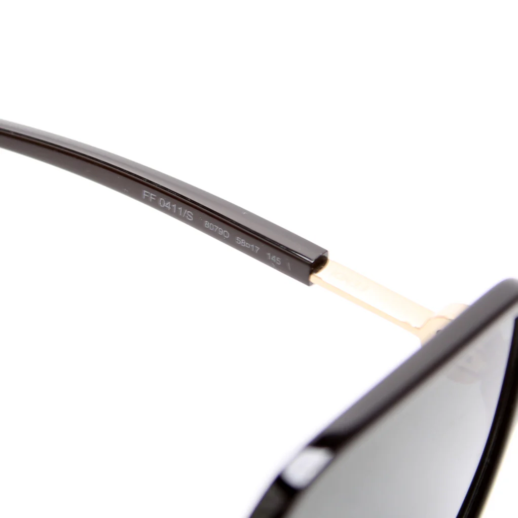 FF0411/S Square Sunglasses Black - Image 4