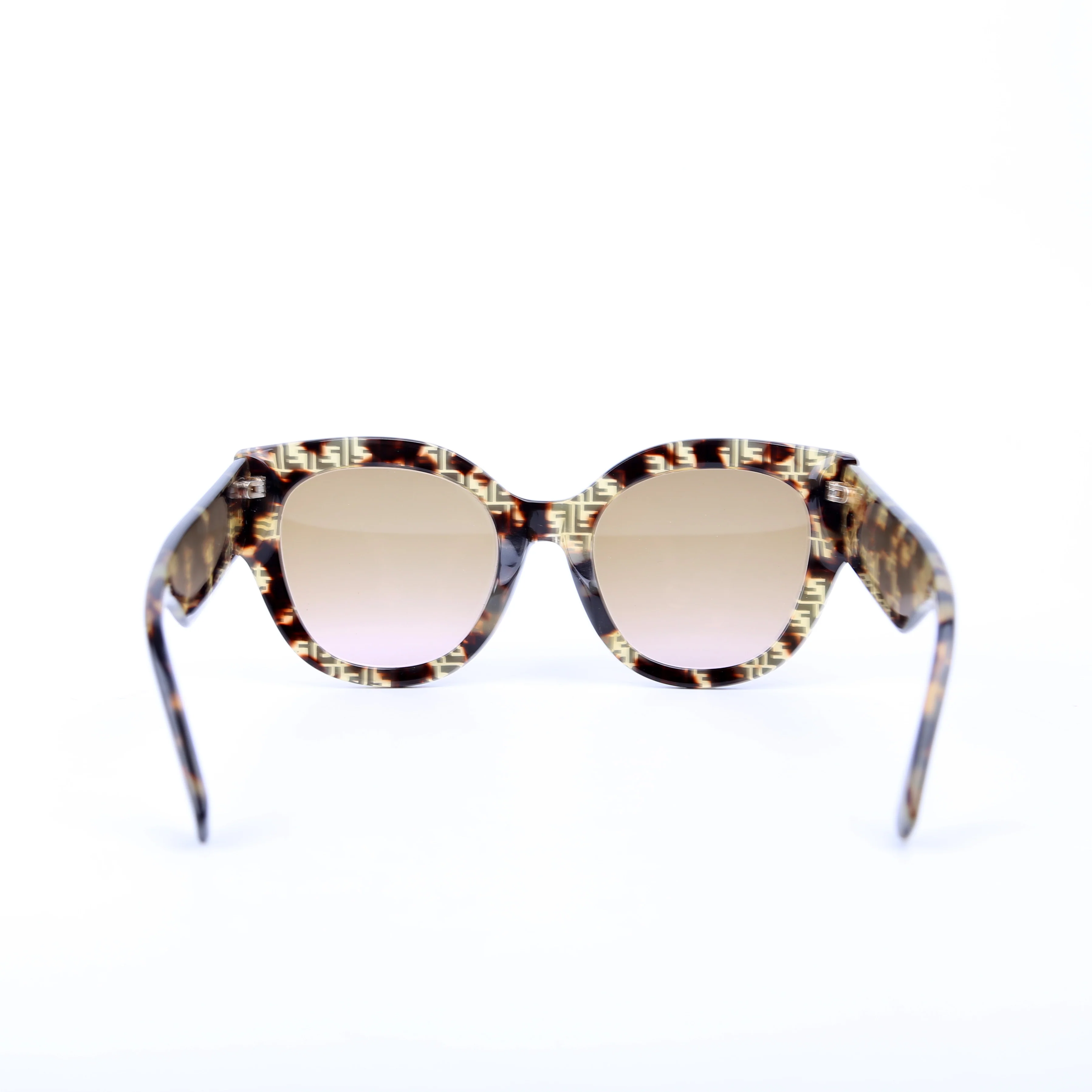 FF0452 Acetate Sunglasses Brown - Image 3