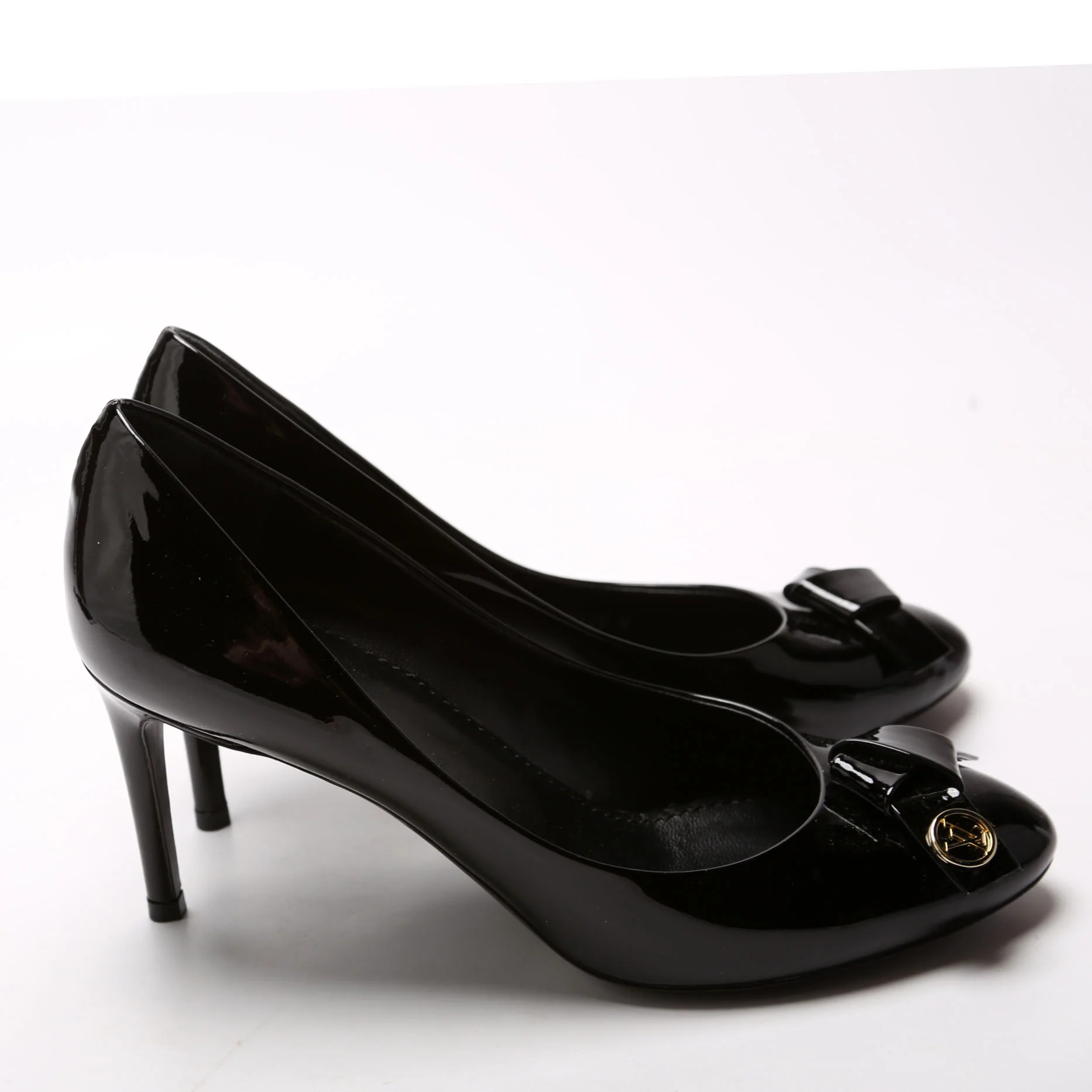 Fiance Patent Pumps Size 36 Black - Image 3