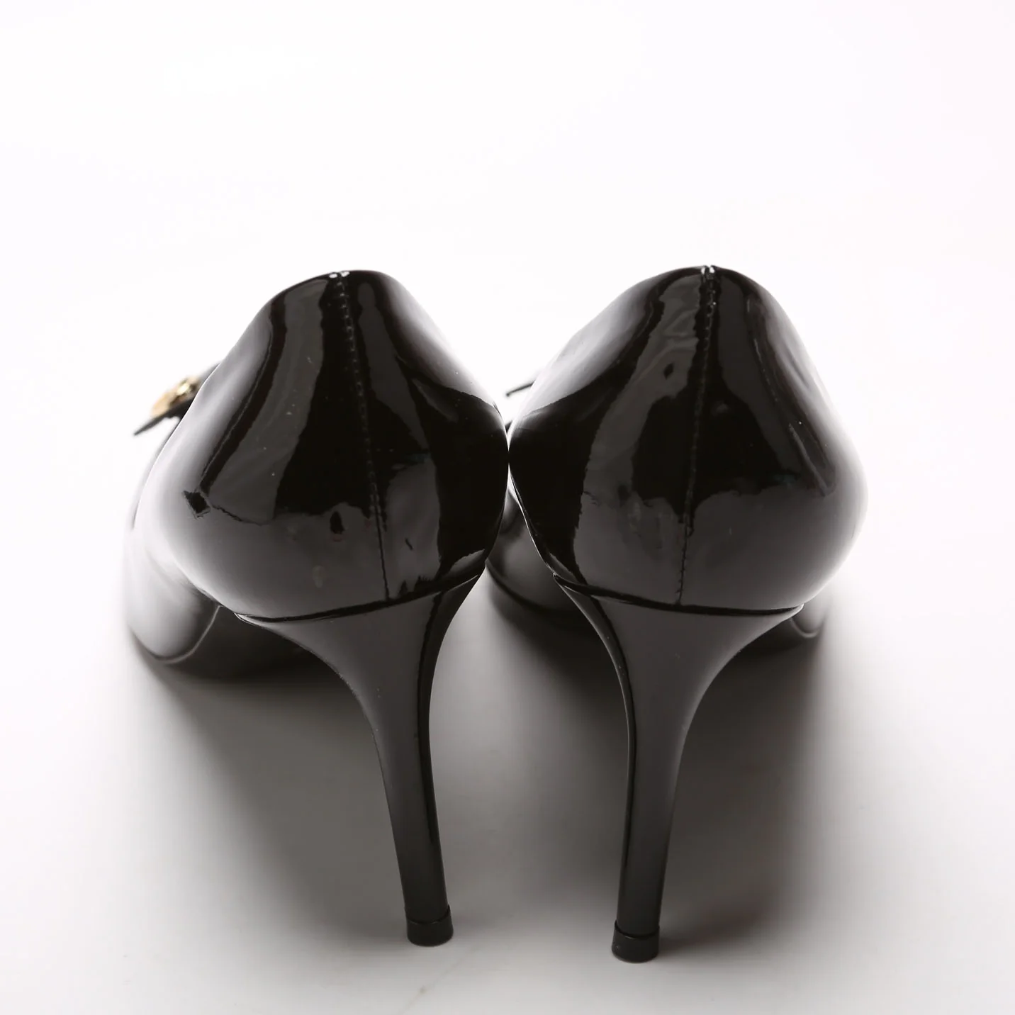 Fiance Patent Pumps Size 36 Black - Image 4