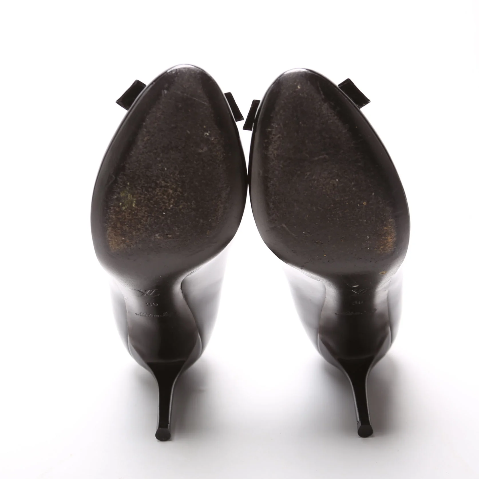 Fiance Patent Pumps Size 36 Black - Image 7