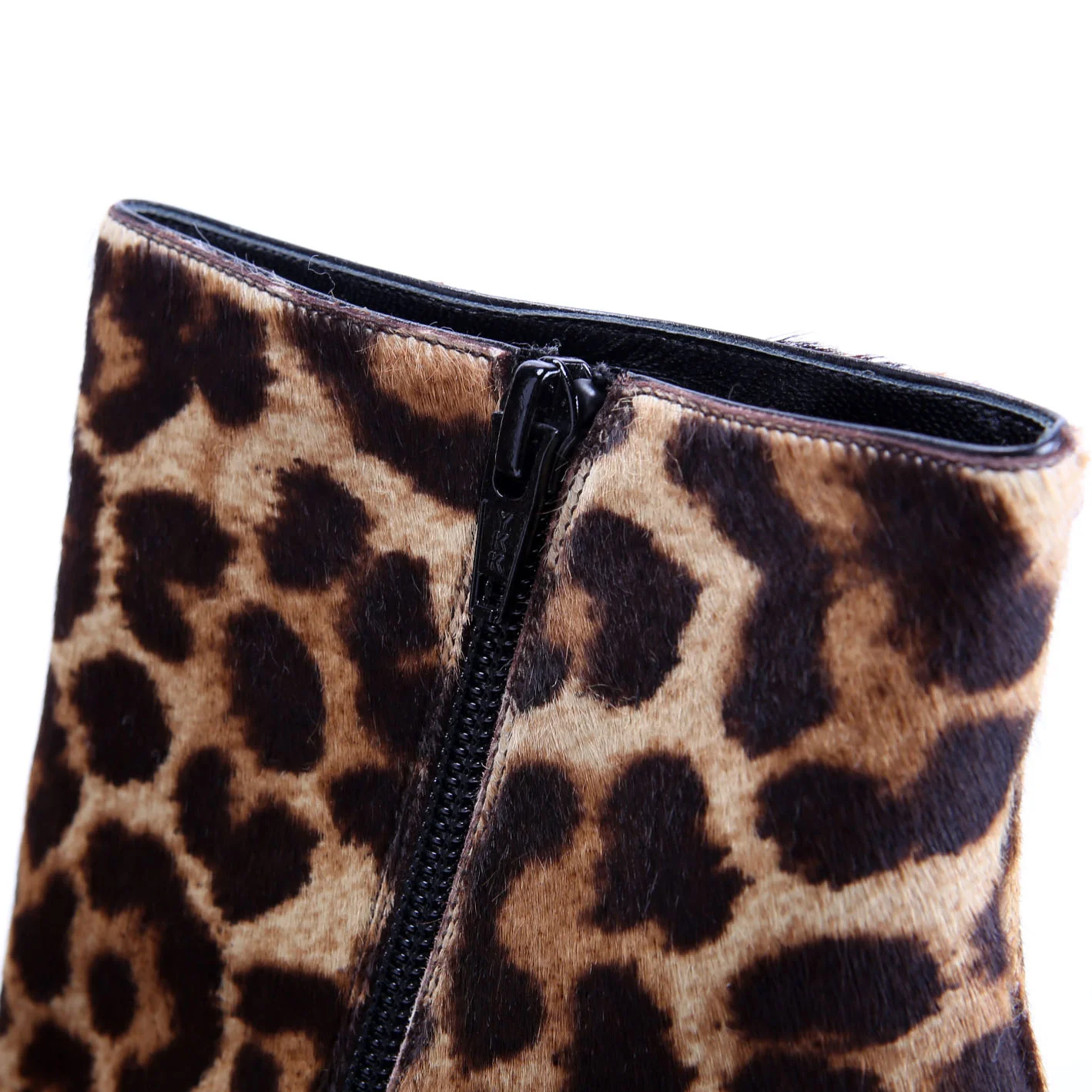 Fifi 100MM Ponyhair Booties Size 40 Brown - Image 5