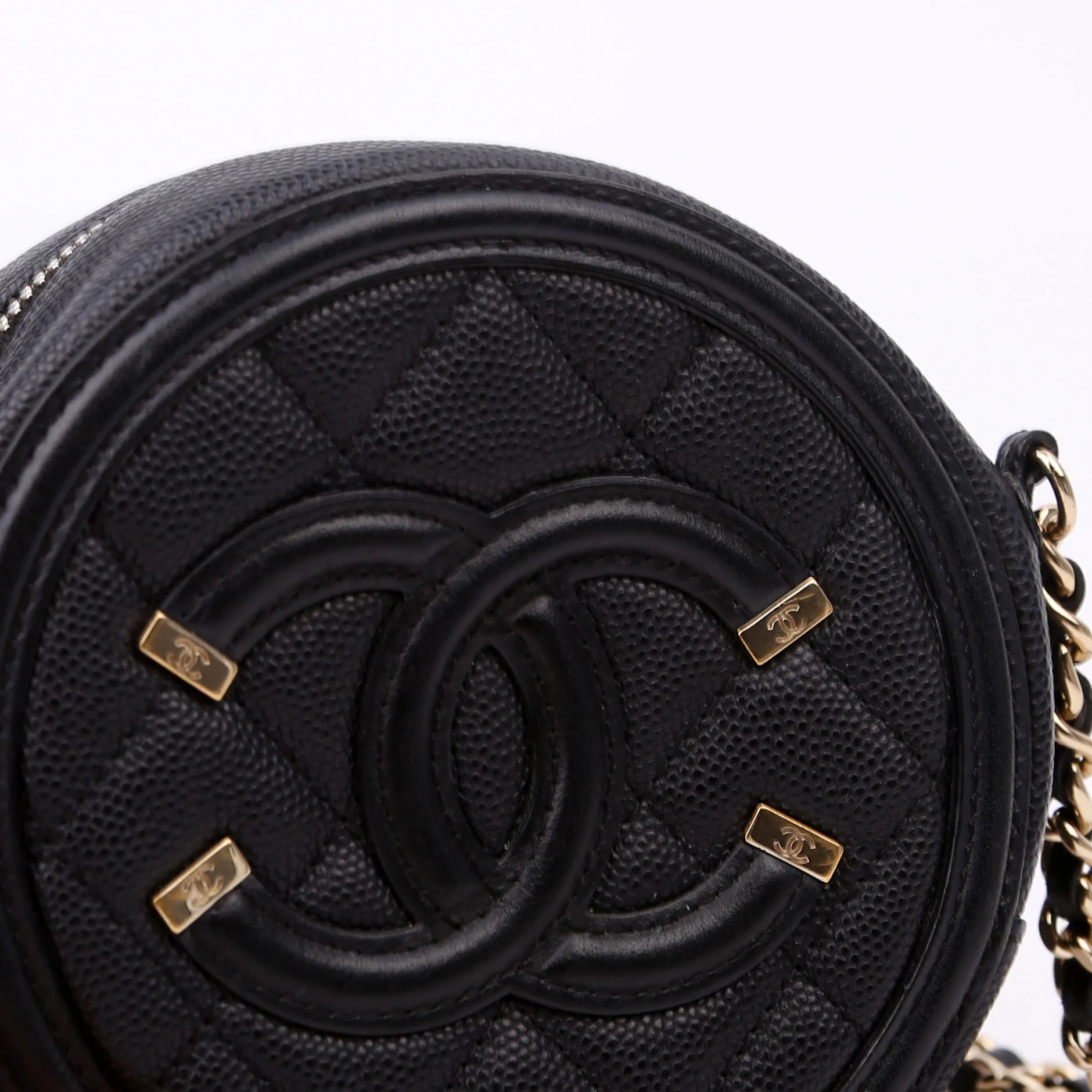 Filigree Round Crossbody 29M Black - Image 6