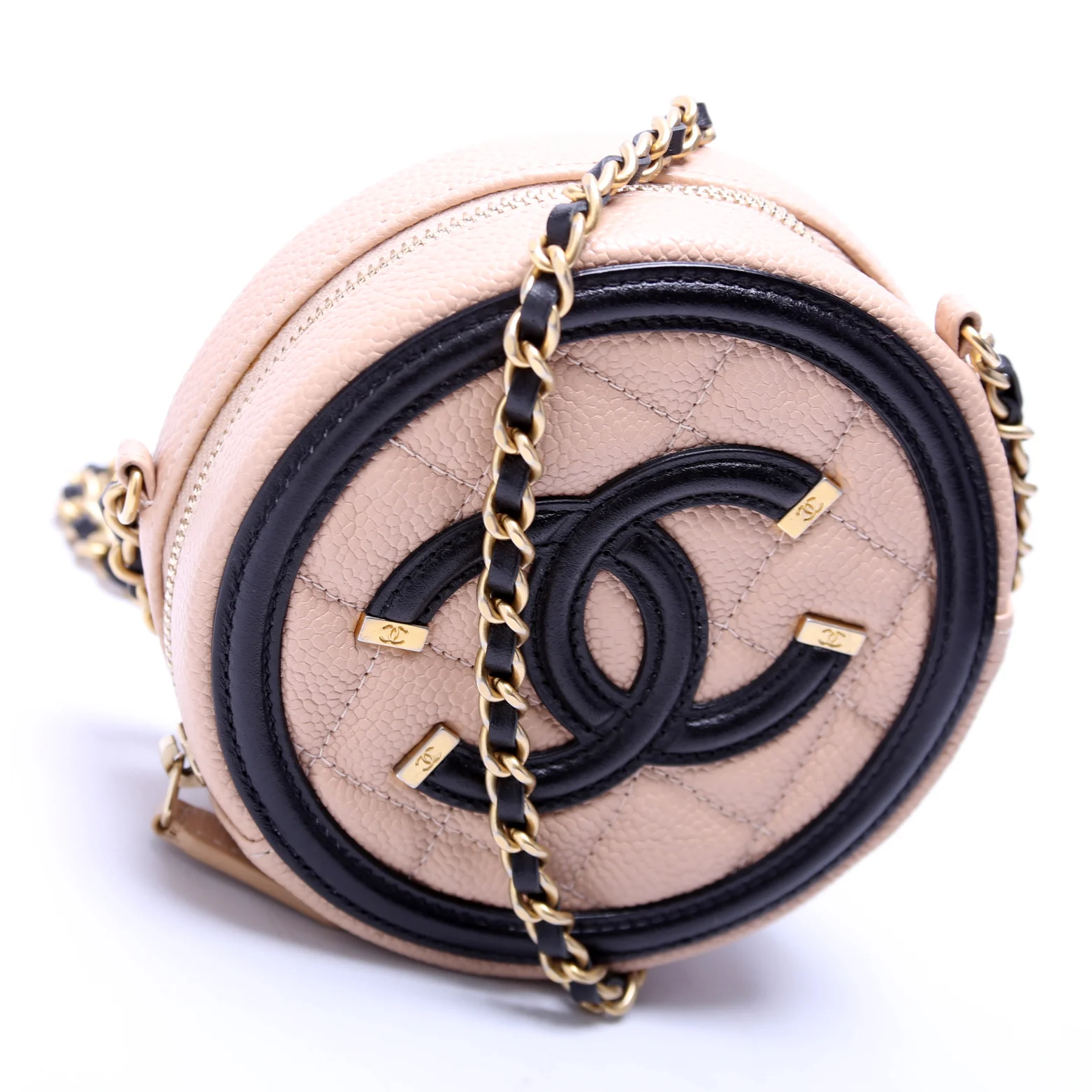 Filigree Round Crossbody Caviar 26M - Image 2