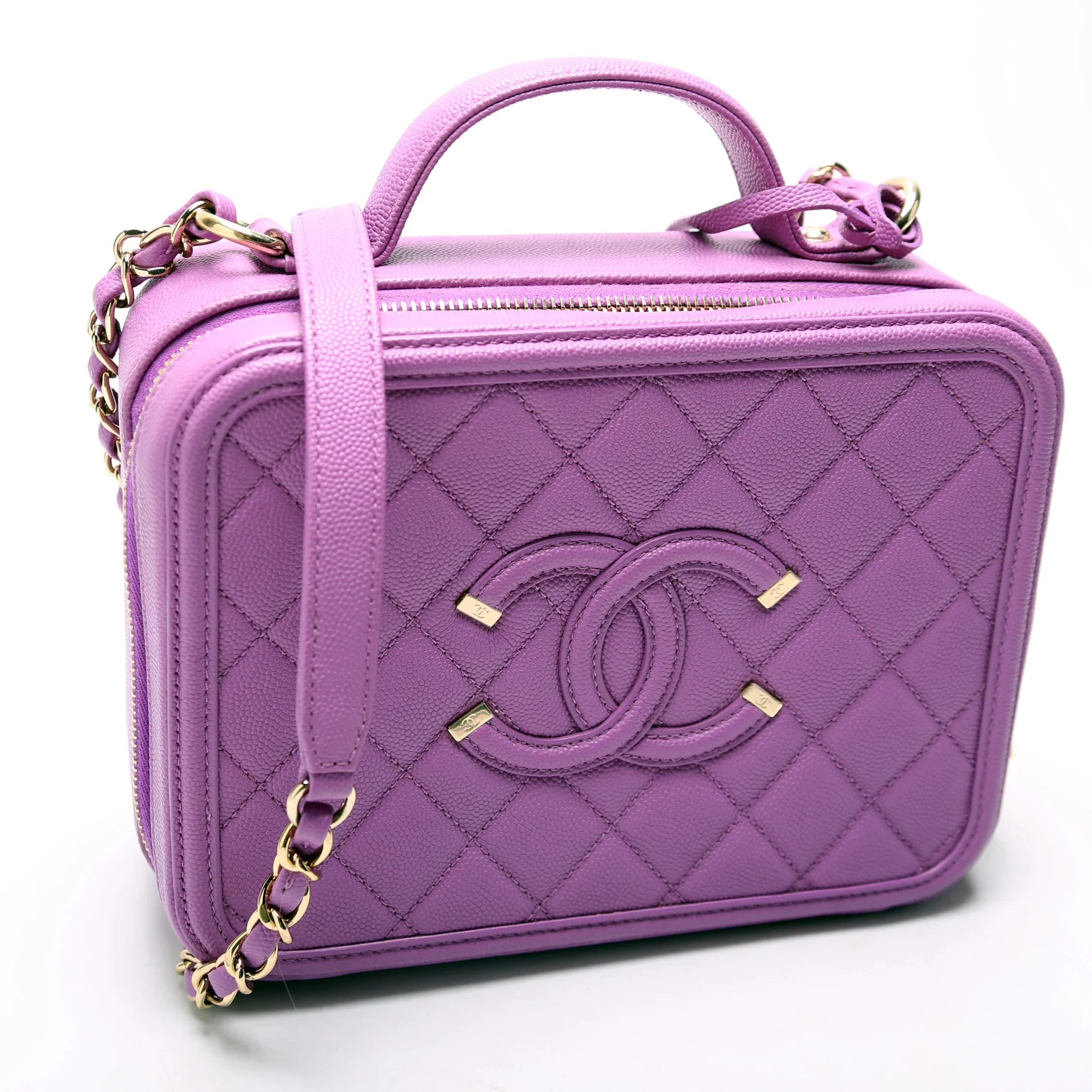 Filigree Vanity Case Medium 28M Purple - Image 2